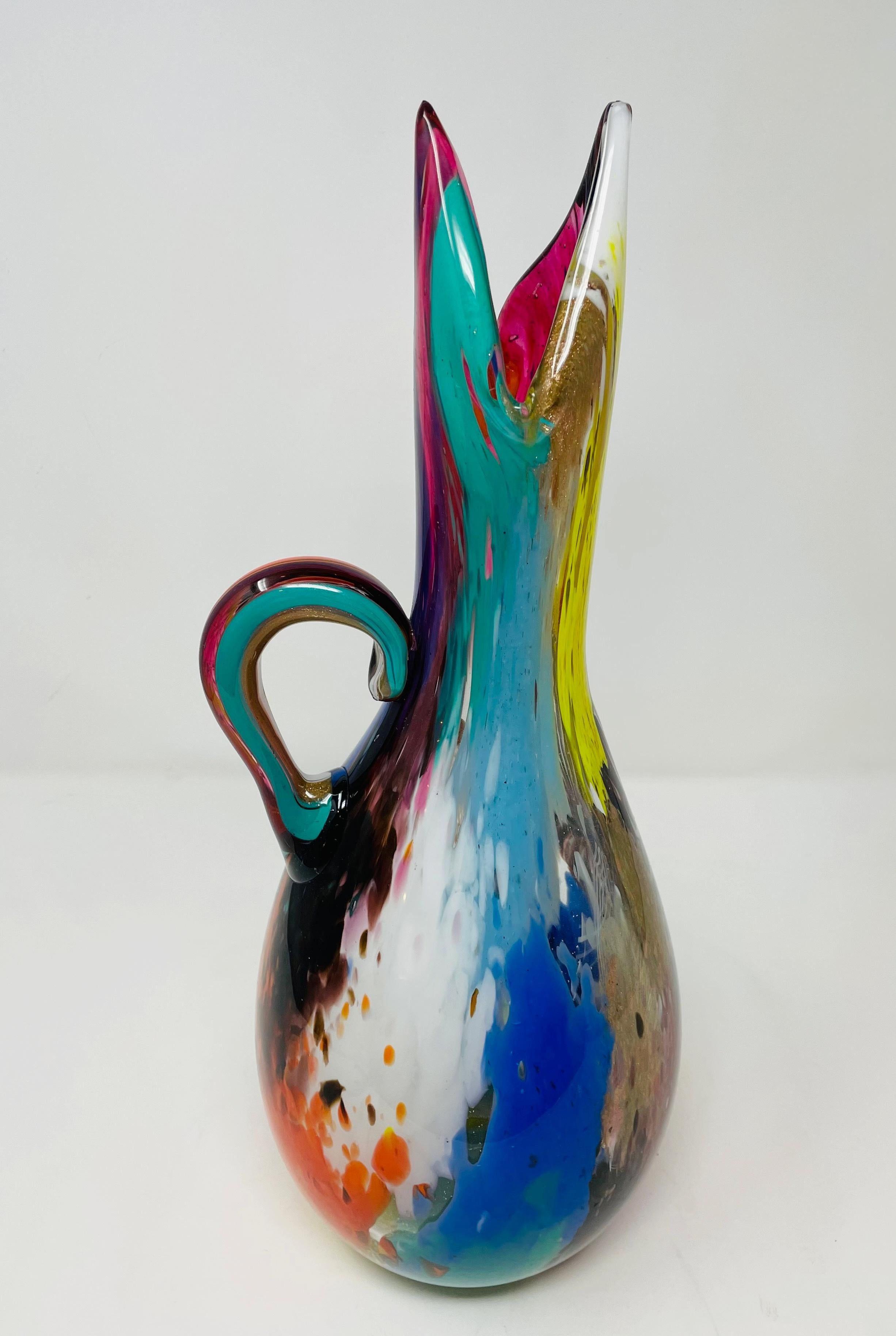 Mid-Century Modern Oriente Vase by Dino Martens for Aureliano Toso, 1950s