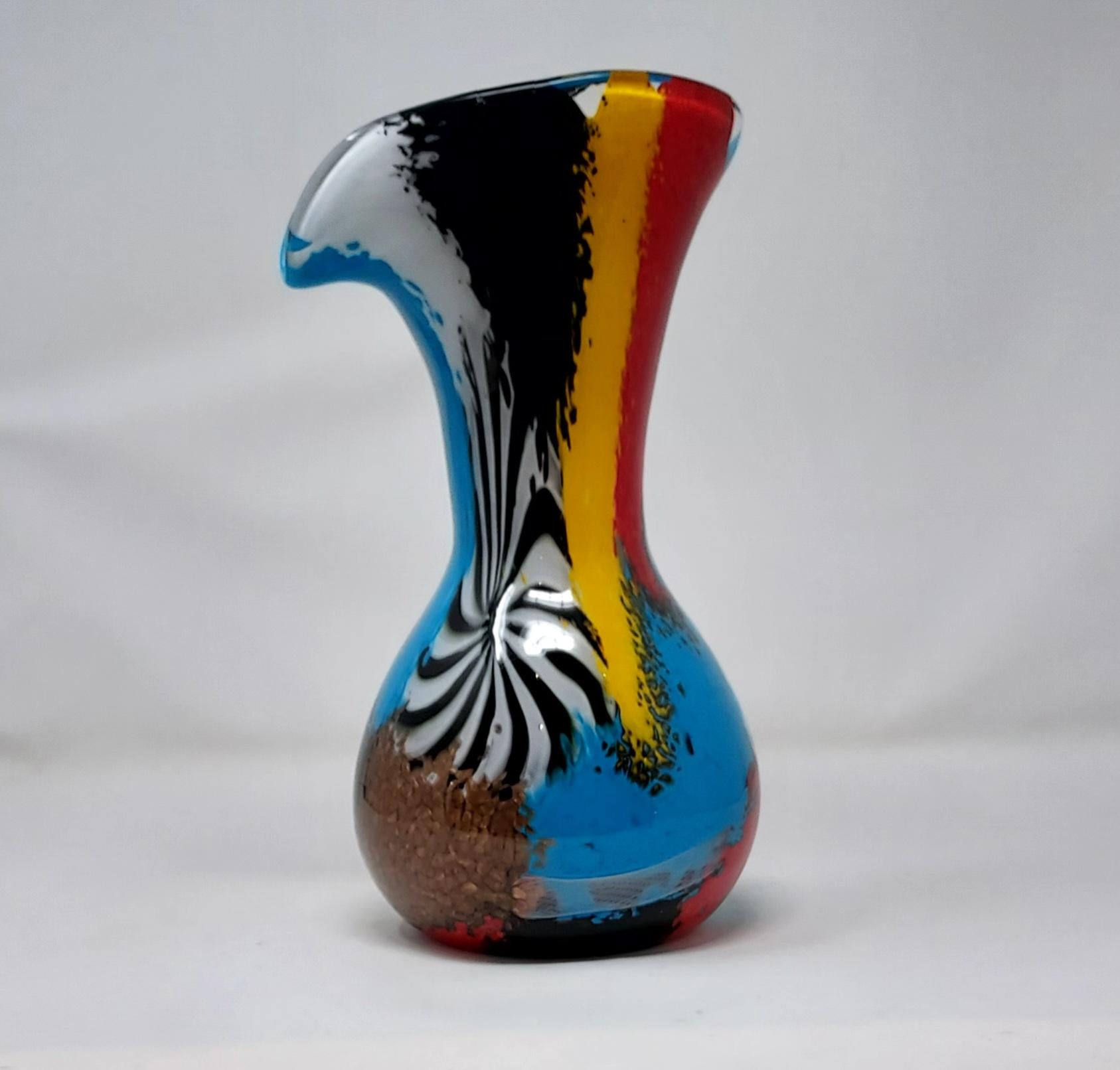 Vase „Oriente“ von Dino Martens für Aureliano Toso im Angebot 2