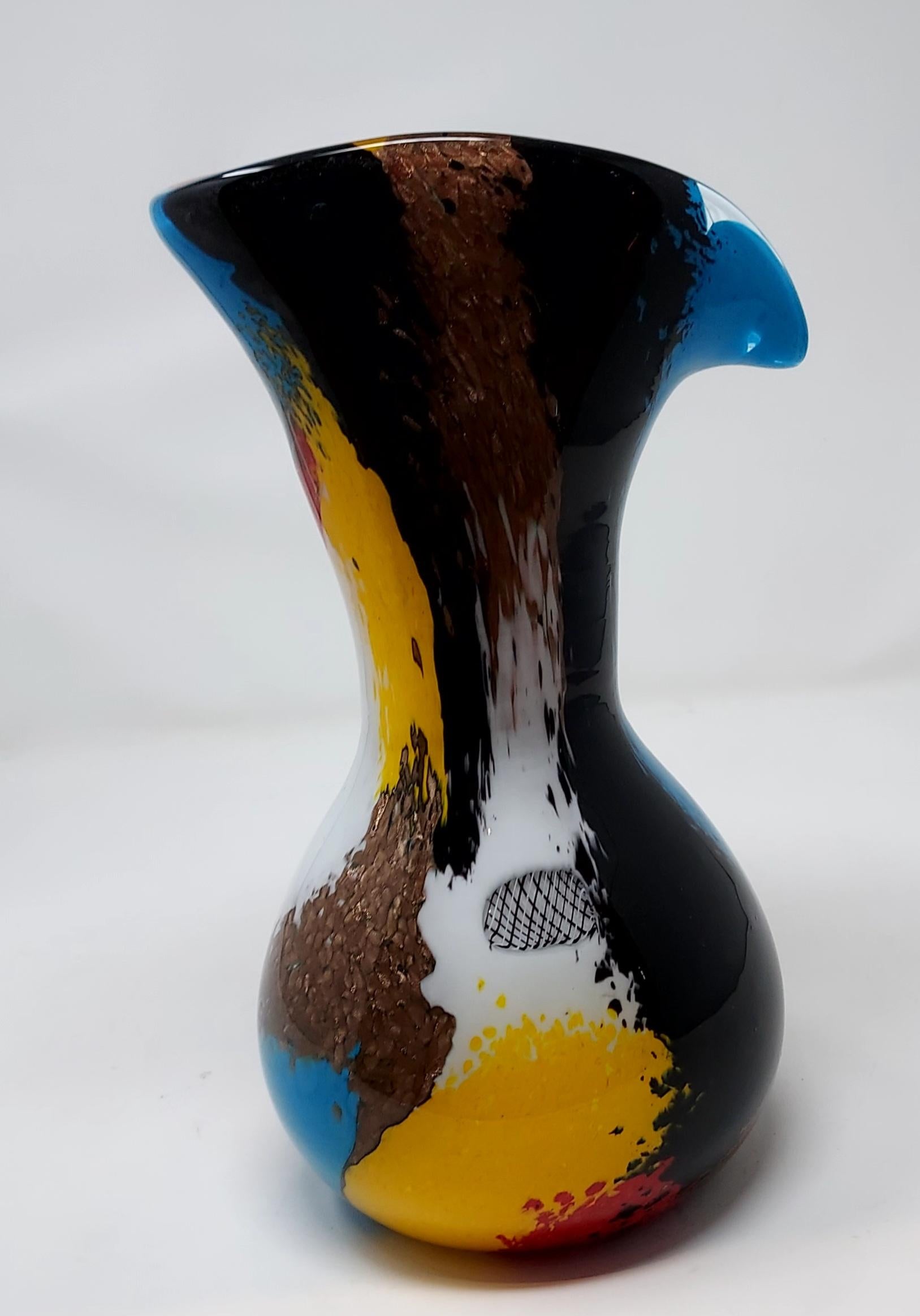 Vase „Oriente“ von Dino Martens für Aureliano Toso im Angebot 4