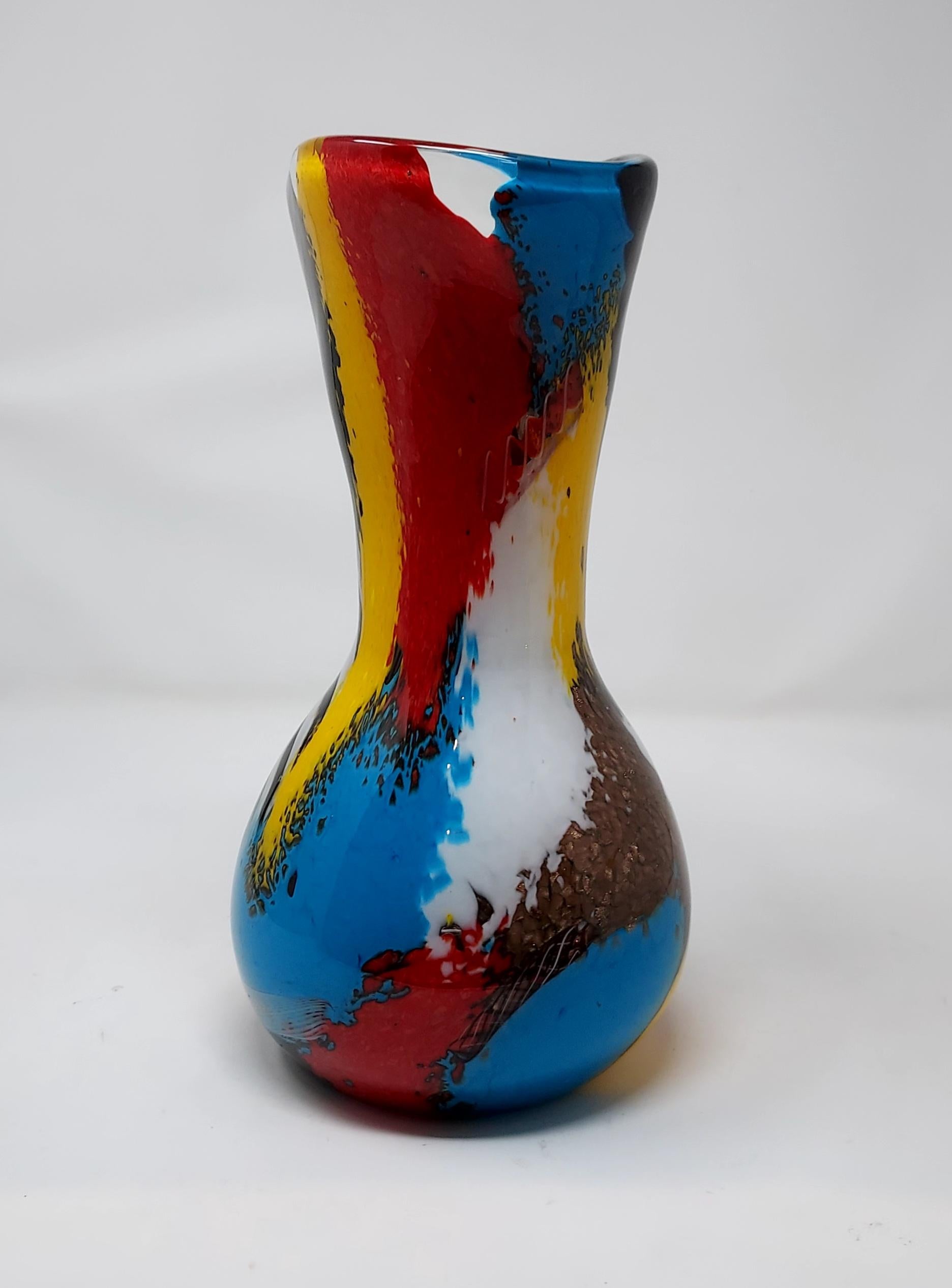 Vase „Oriente“ von Dino Martens für Aureliano Toso im Angebot 1