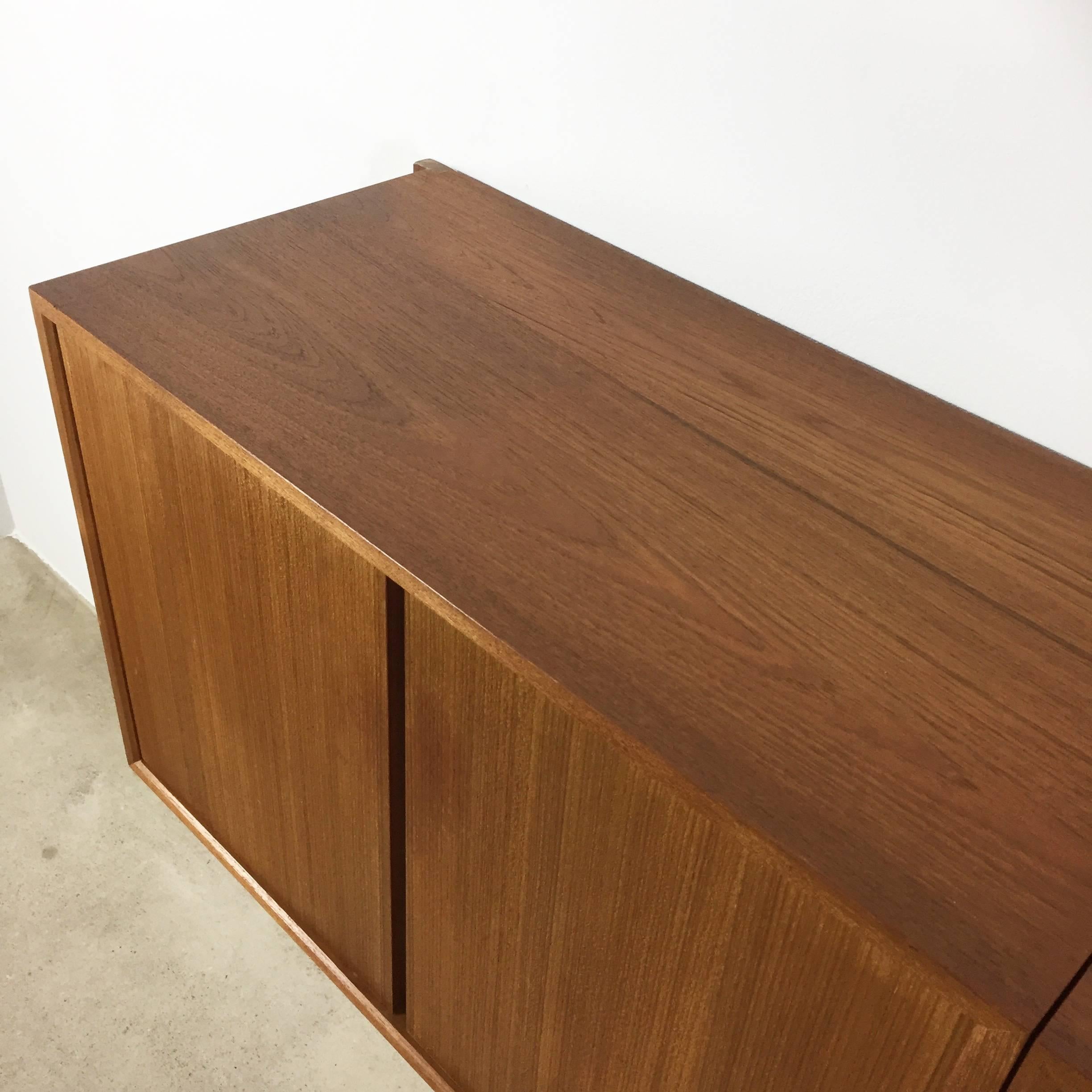 Wood Original 1960s Floating Modular Teak Wall Unit by Poul Cadovius for Cado Denmark