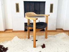 Orig. Sillón Vintage Expo 64 de roble de mediados de siglo, de Robert and Trix Haussmann, 1964