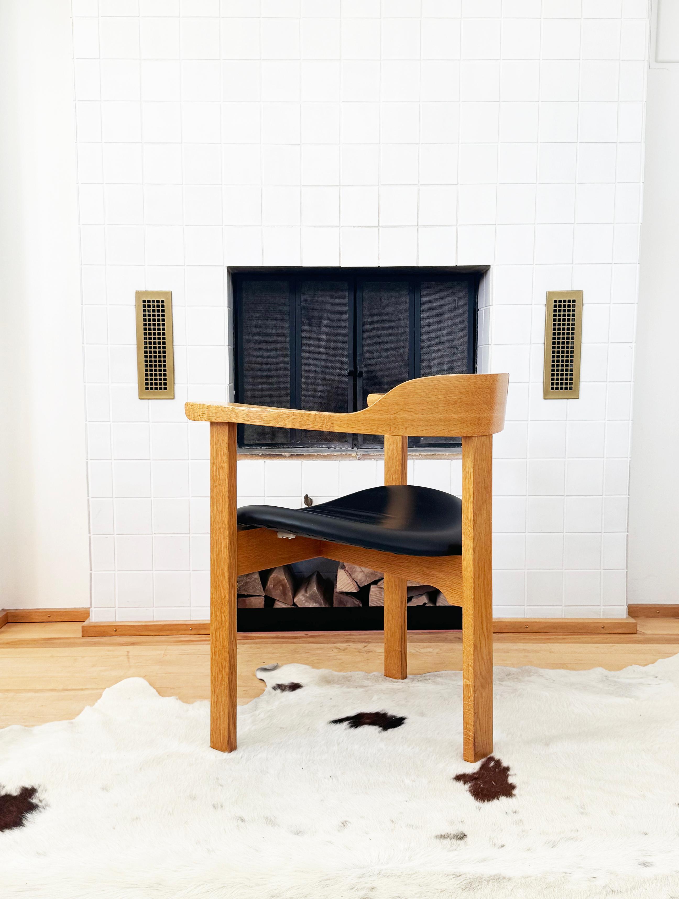 Quercia Orig. Poltrona Expo 64 di Robert and Trix Haussmann & Haussmann, 1964, vintage Mid-Century Oak in vendita