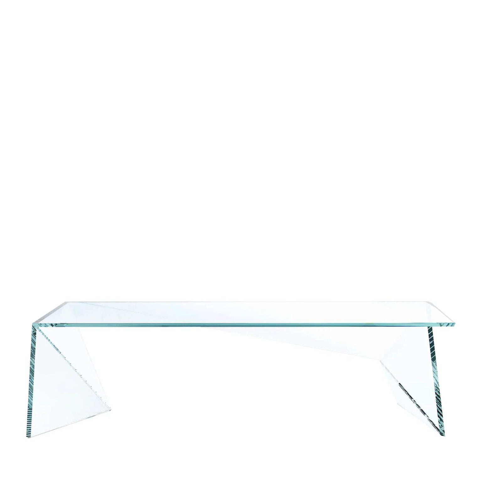 Table basse Origami en verre de cristal par Barberini & Gunnell en vente