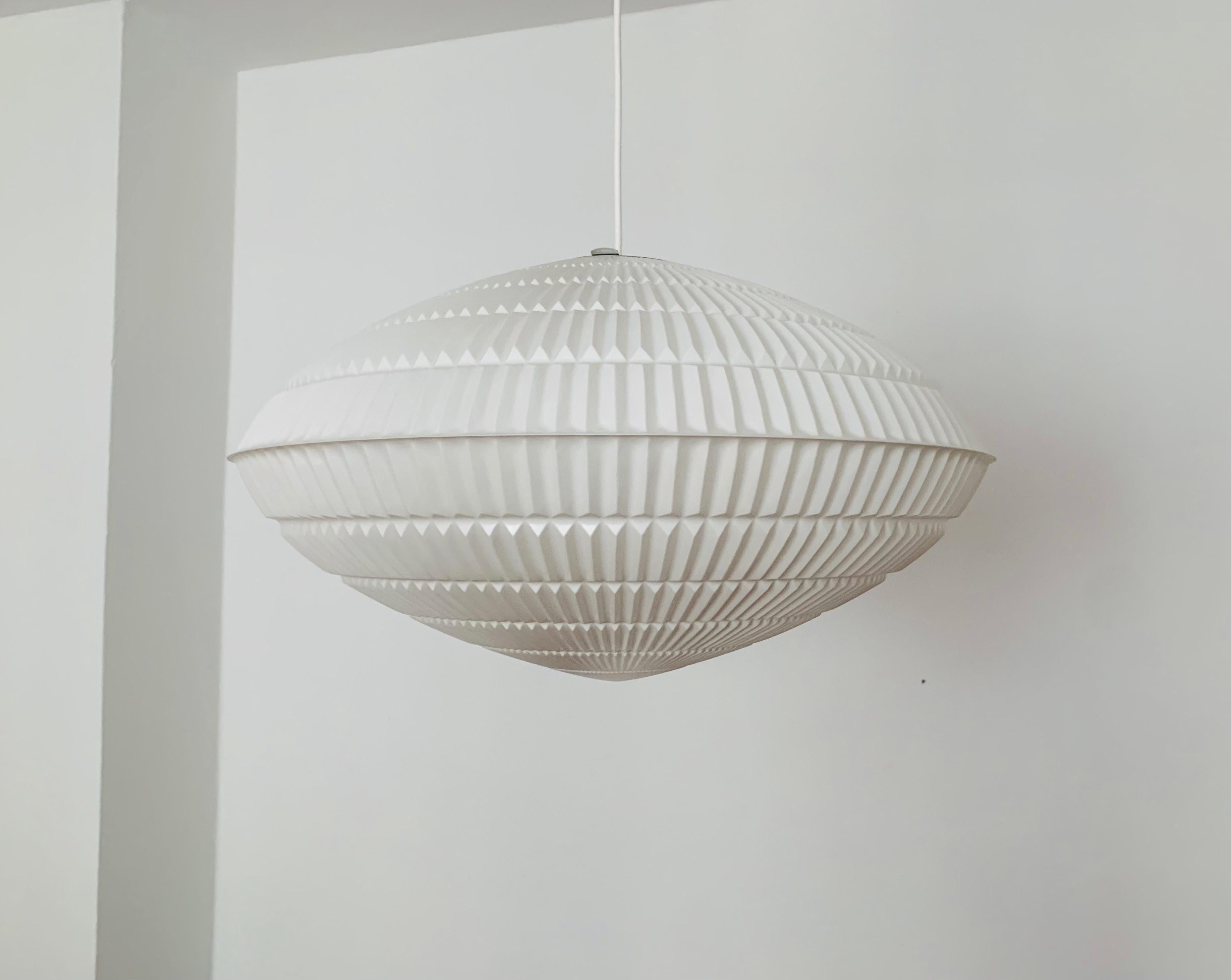 Very nice pendant lamp from the 1960s.
Wonderful and contemporary design.
A highlight for every room.

Manufacturer: Erco
Design: Aloys Gangkofner

Condition:

Very good vintage condition with minimal signs of wear consistent with age.

The pictures