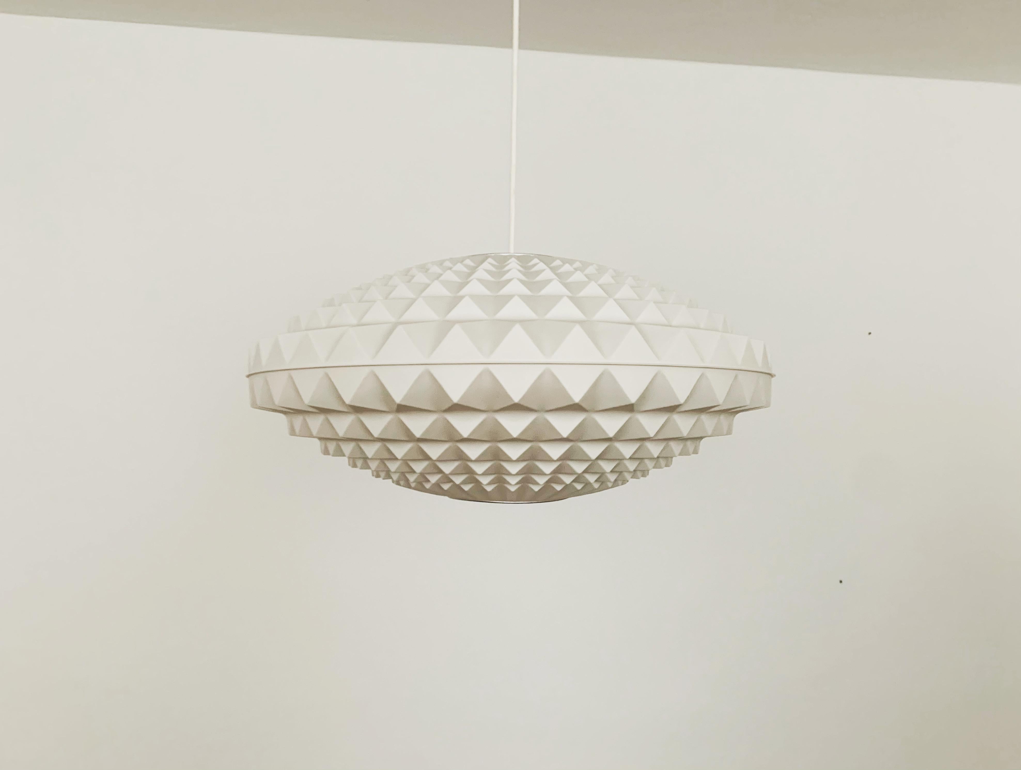 Mid-Century Modern Origami Pendant Lamp by Aloys Gangkofner for Erco For Sale