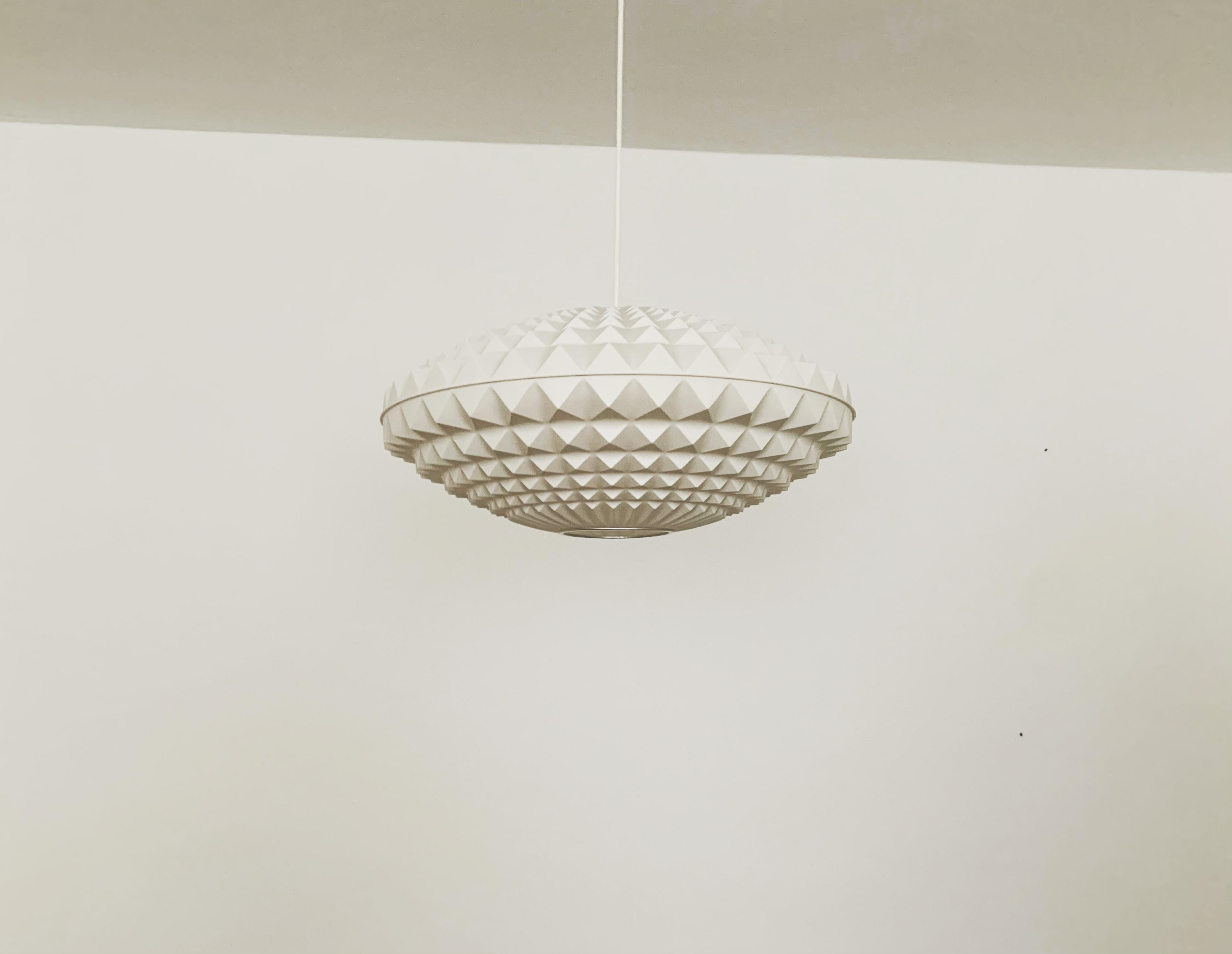 Mid-20th Century Origami Pendant Lamp by Aloys Gangkofner for Erco For Sale