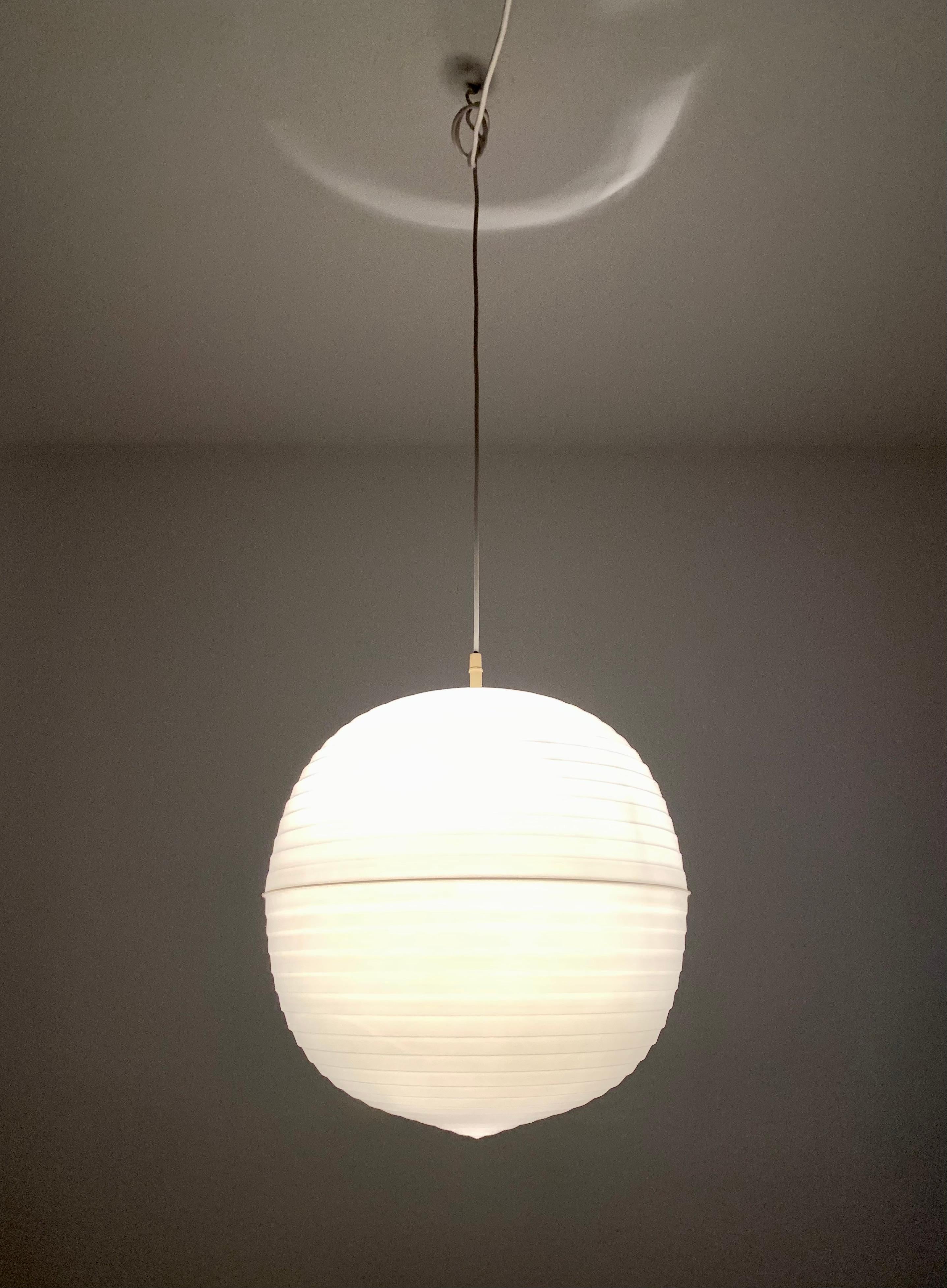 Plastic Origami Pendant Lamp by Aloys Gangkofner for Erco For Sale