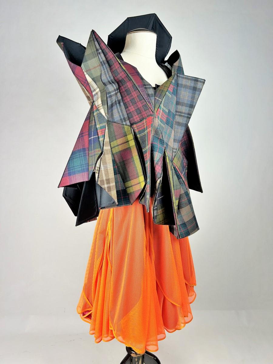 Origami plaid skirt and top by Junya Watanabe/Comme des Garçons Circa 2015 5