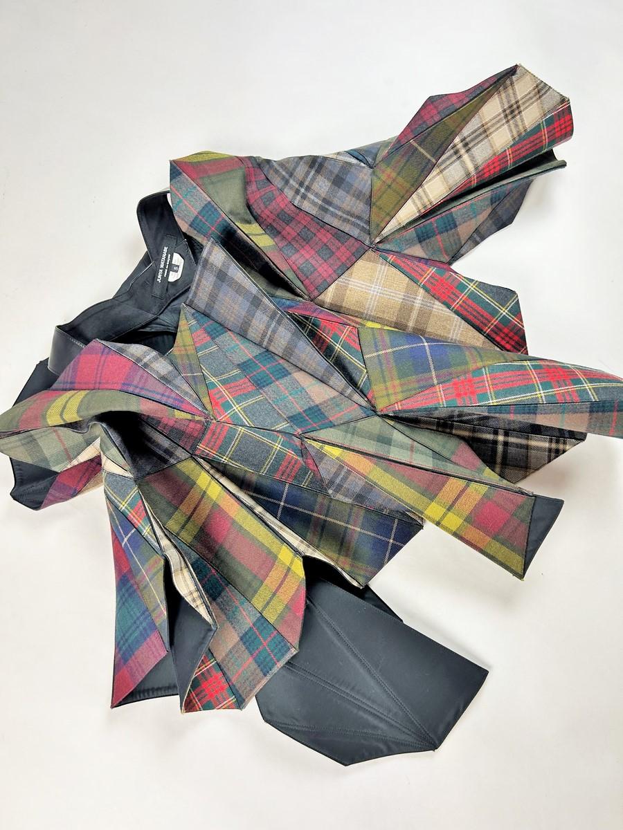 Origami plaid skirt and top by Junya Watanabe/Comme des Garçons Circa 2015 10