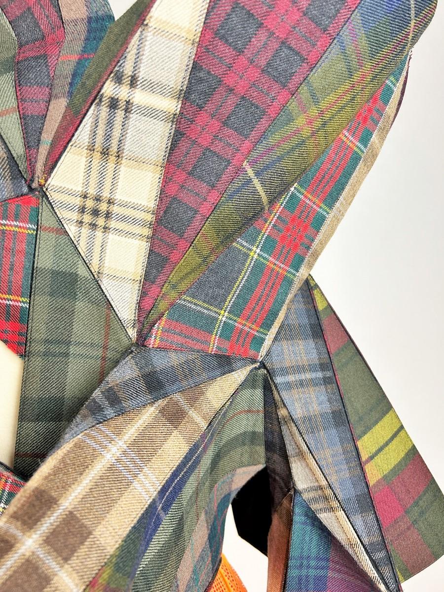 Origami plaid skirt and top by Junya Watanabe/Comme des Garçons Circa 2015 4