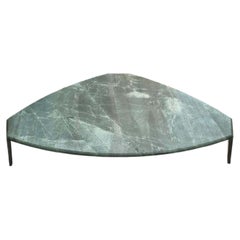 Origami Stone & Stainless Steel Base Coffee Table by ATRA
