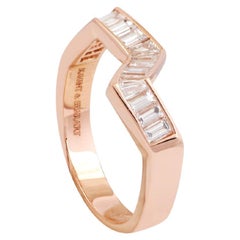 Origami Ziggy Diamond Ring 18K Gold