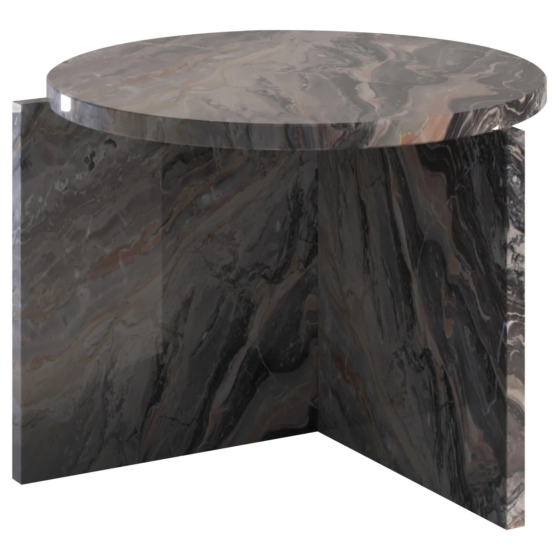 Origin Contemporary Side Table in Marble by Artefatto Design Studio