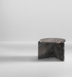 Origin Contemporary Side Table in Marble