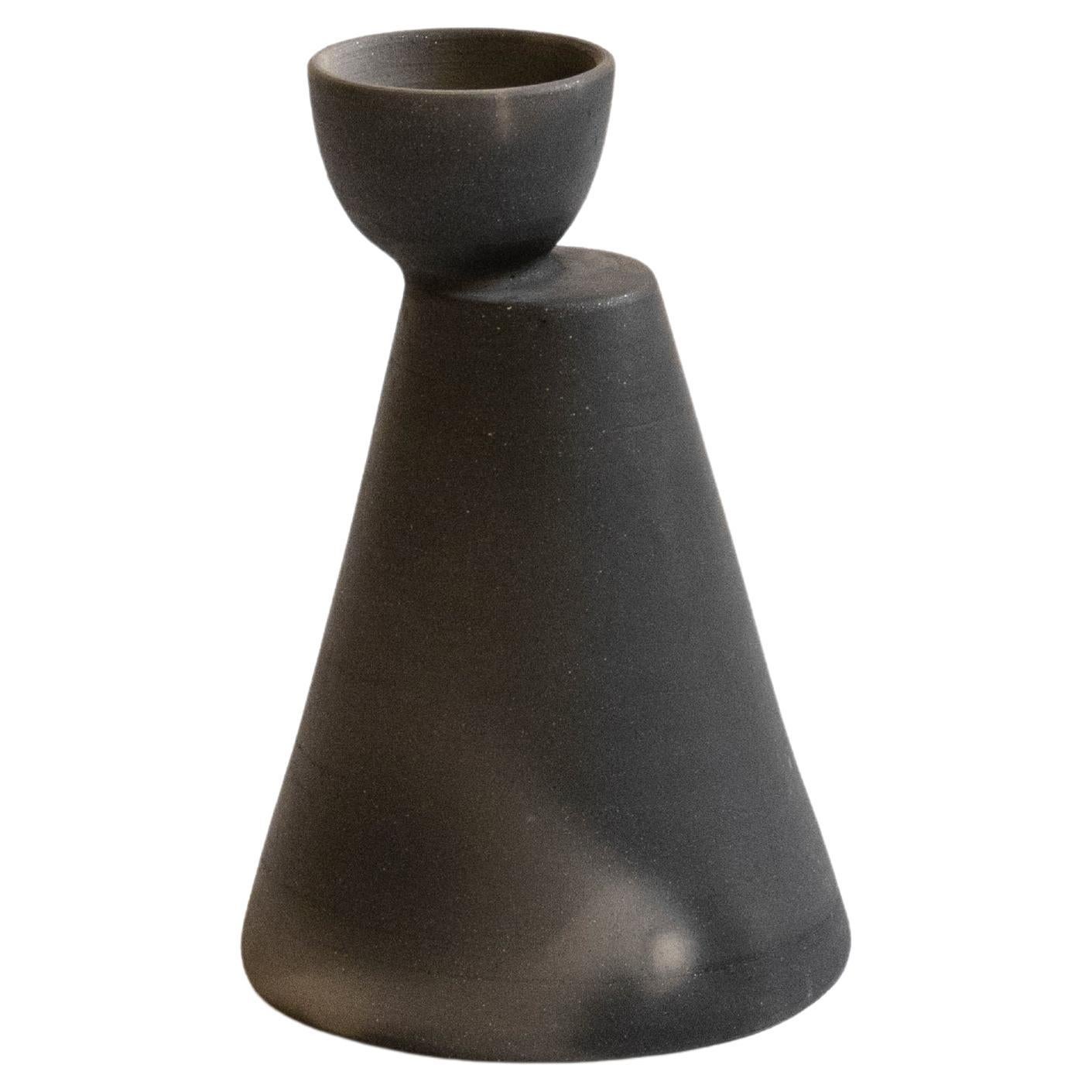 Origin Made Charred Vase Cone  For Sale