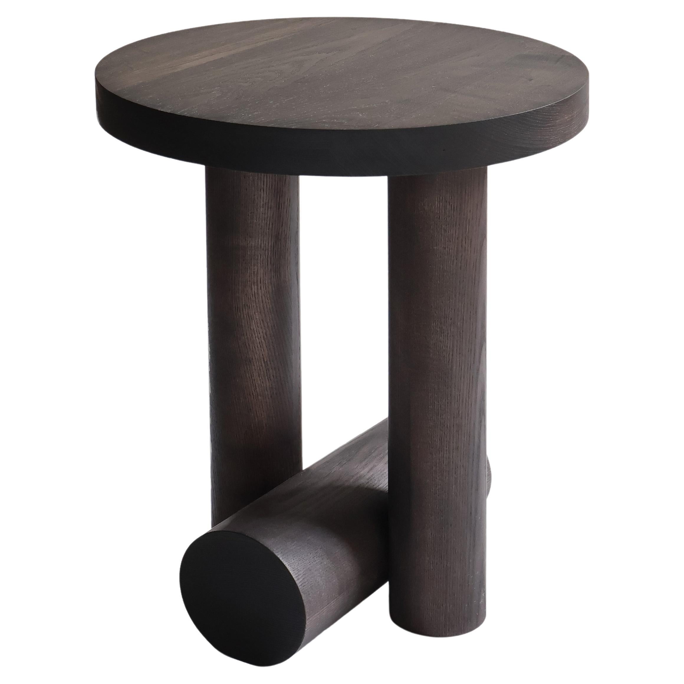 Origin Made Evora Side Table in Smoked Ash For Sale