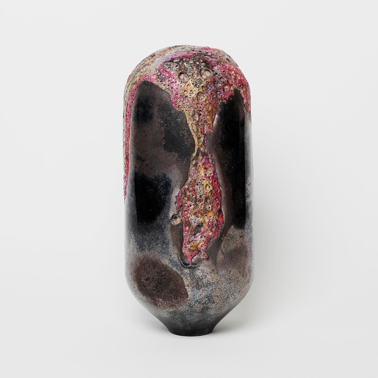 Origin Pink 0521 Decorative Object by Morten Klitgaard
One Of A Kind
Dimensions: D 18 x W 18 x H 38 cm.
Materials: Blown glass, glass pigment, oxides and ash.

Morten Klitgaard is born in Lønstrup, Denmark in 1981. Growing up in the harsh climate of