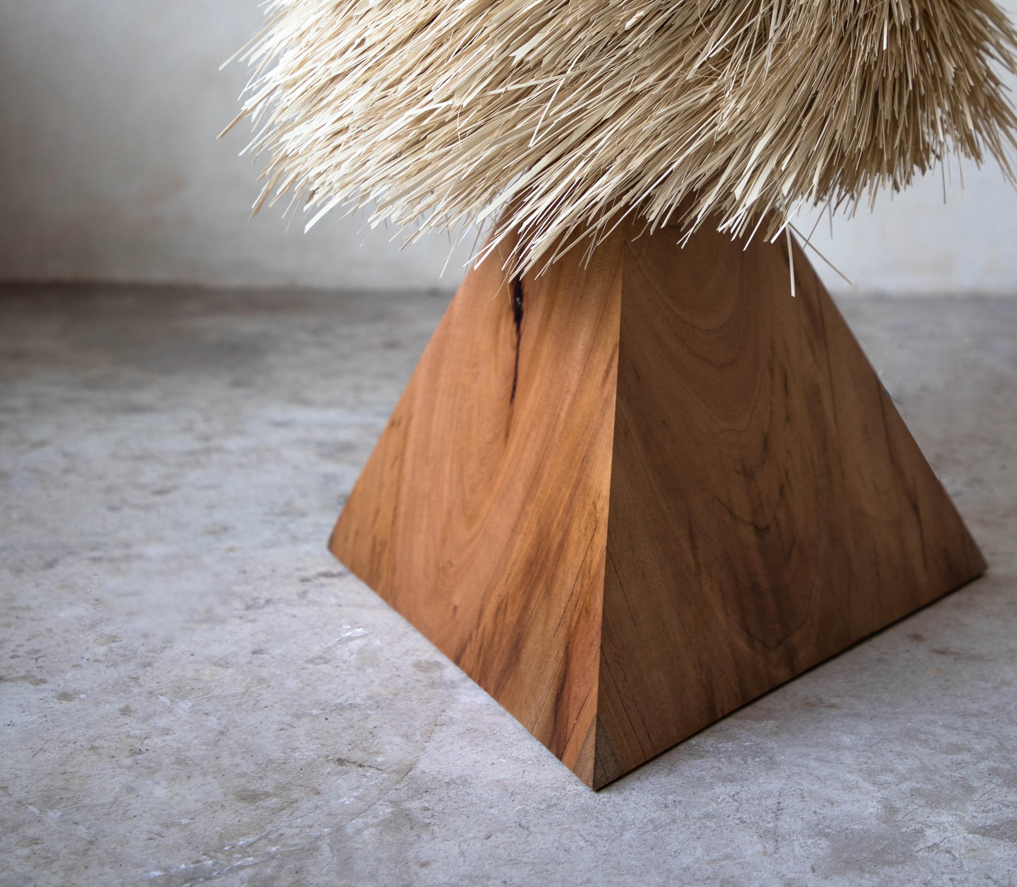 Post-Modern Original 07 Triangle Table Lamp with Palm Screen by Daniel Orozco For Sale