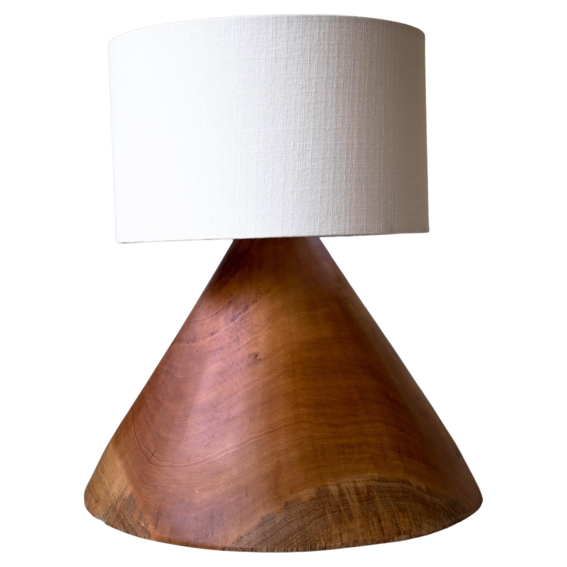 Original 08 Cone Table Lamp with Linen Screen by Daniel Orozco For Sale