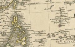 Original 1806 Engraved Map of Asia and Surrounding Regions by John Cary