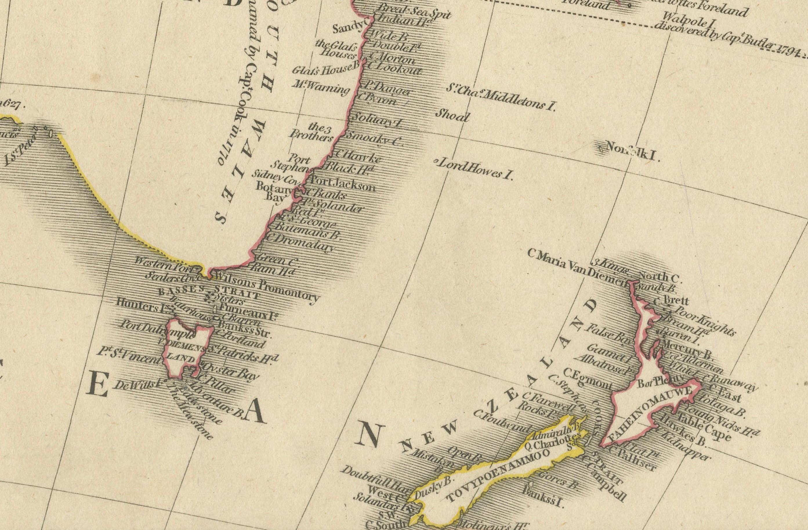 Paper Original 1806 Engraved Map of Asia and Surrounding Regions by John Cary For Sale