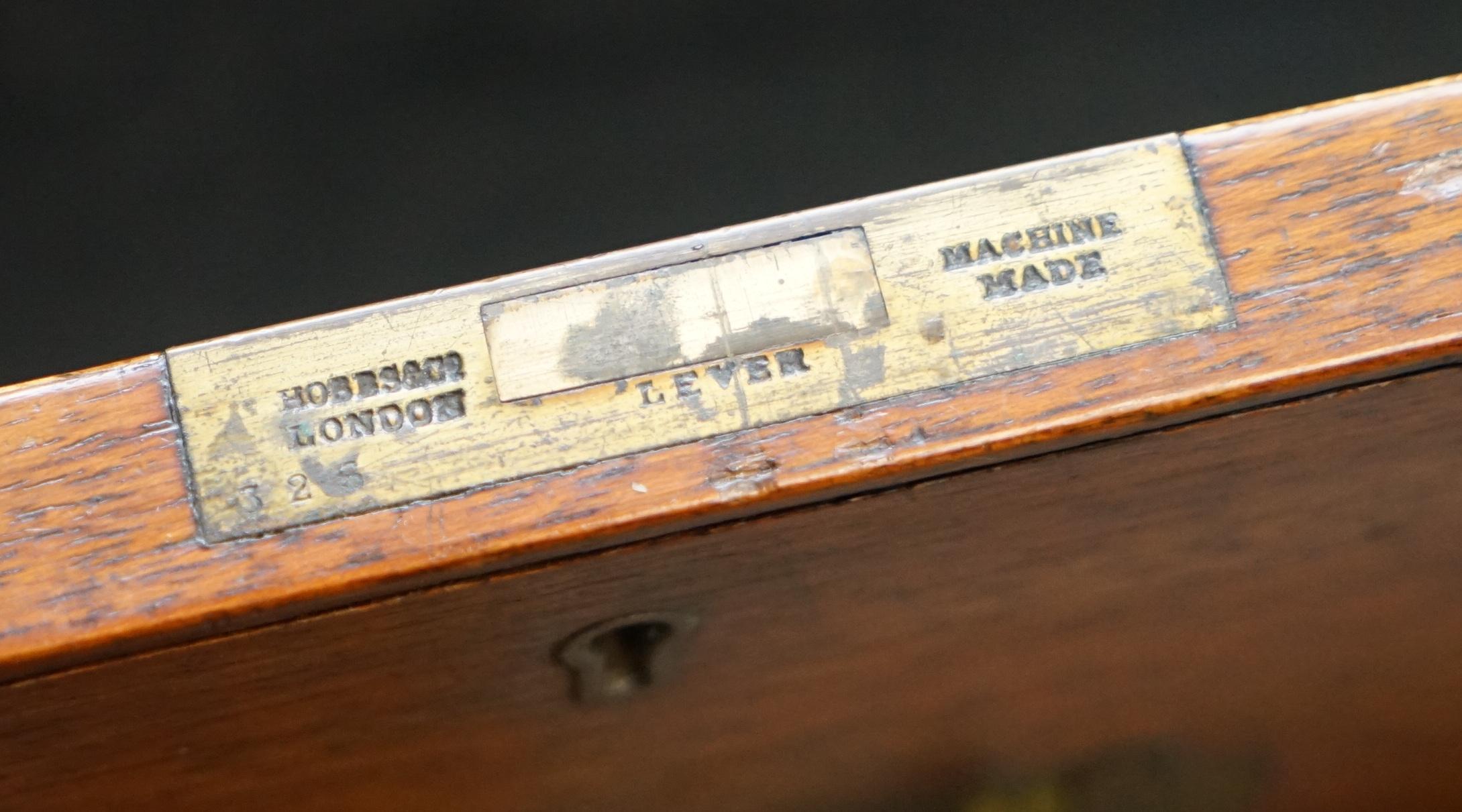 Original 1890 Army & Navy C.S.L Stamped Campaign Chest of Drawers Including Desk For Sale 9