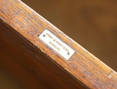 Cassettiera da campagna originale del 1890 con timbro C.S.L. dell'esercito e della marina, compresa la scrivania