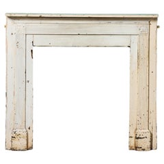 Cheminée géorgienne ancienne originale du 18ème siècle