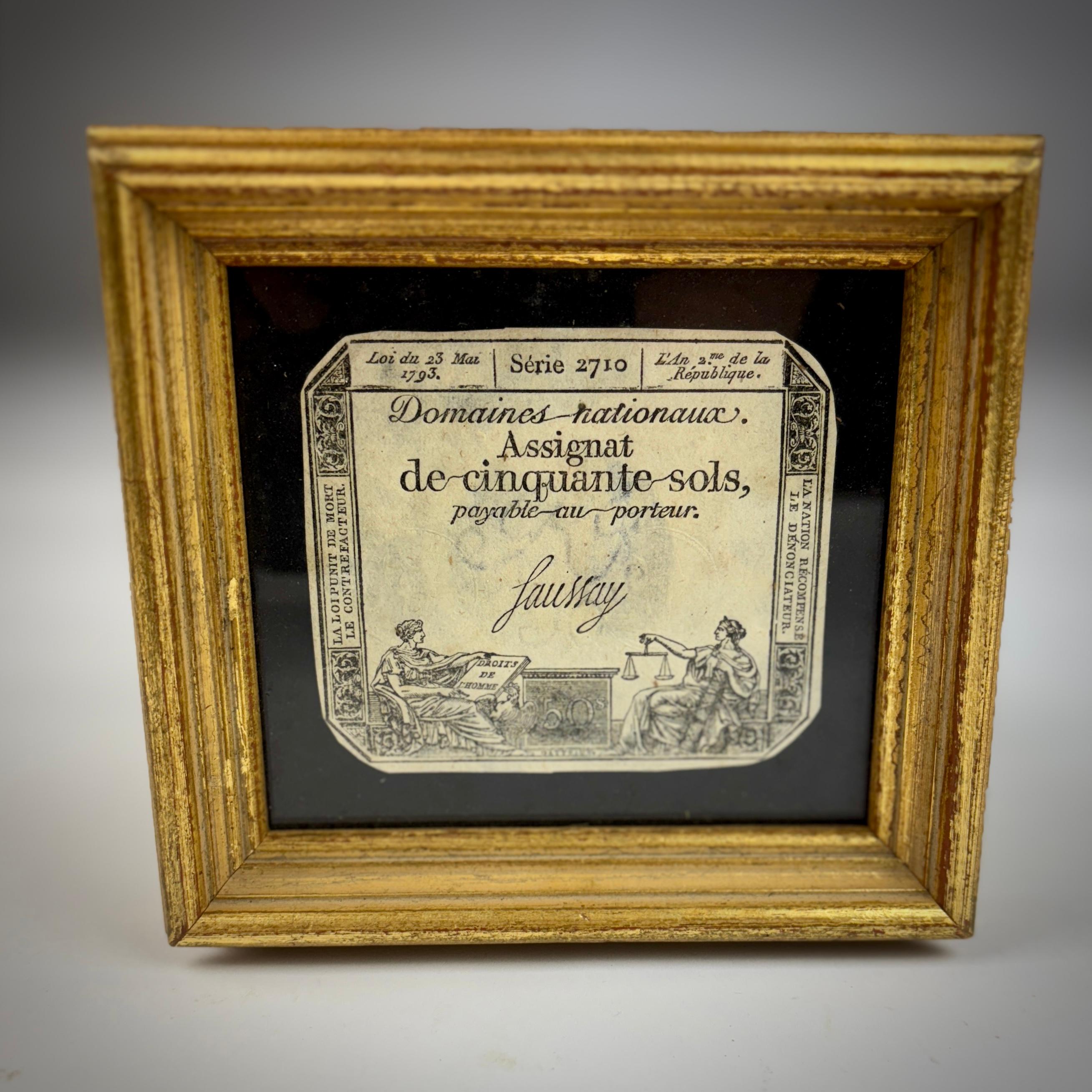 Original 18th Century French Revolutionary Assignats Note For Sale 2