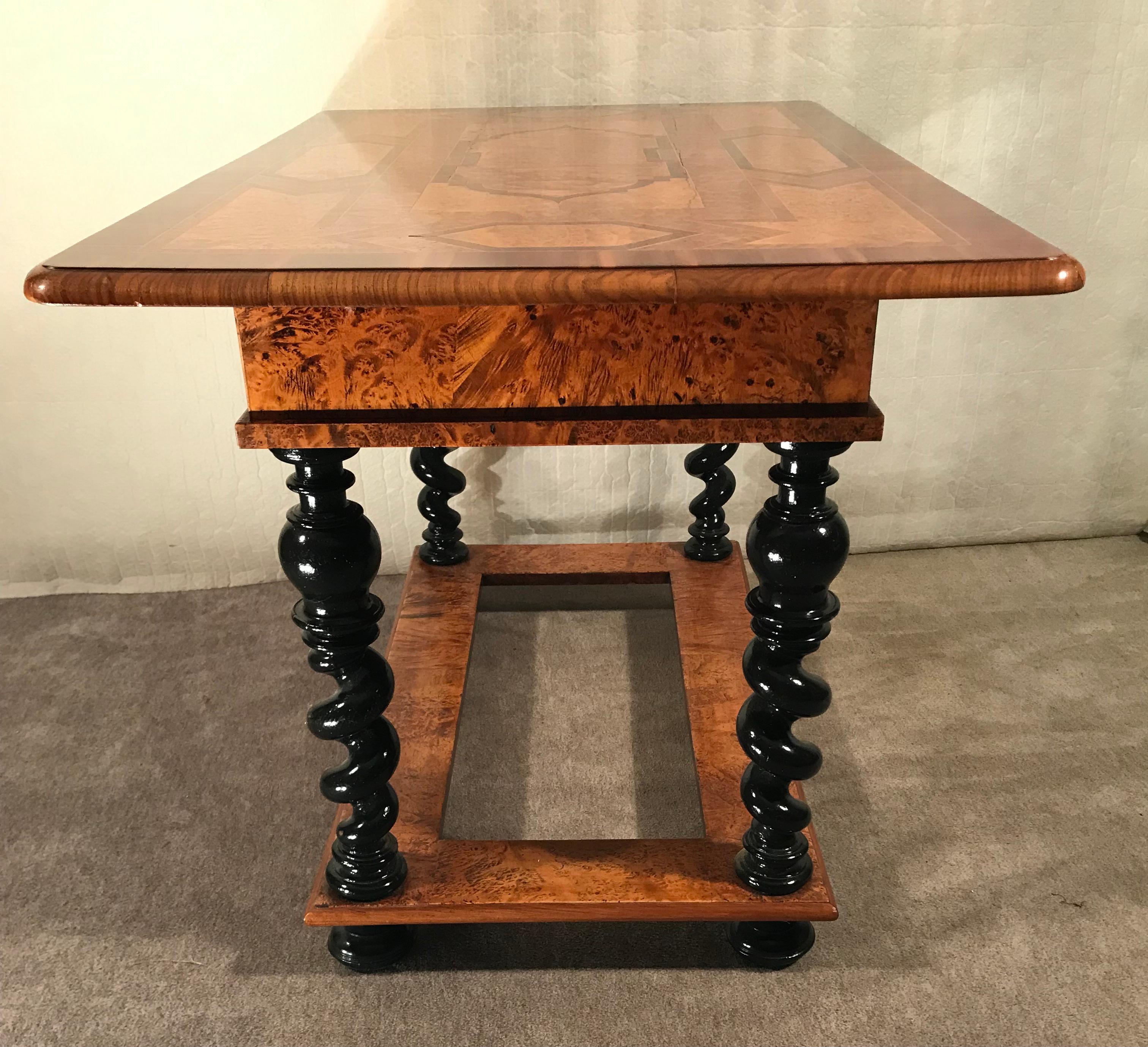 Maple Original 18th century German Baroque Table, Franconia 1760 For Sale