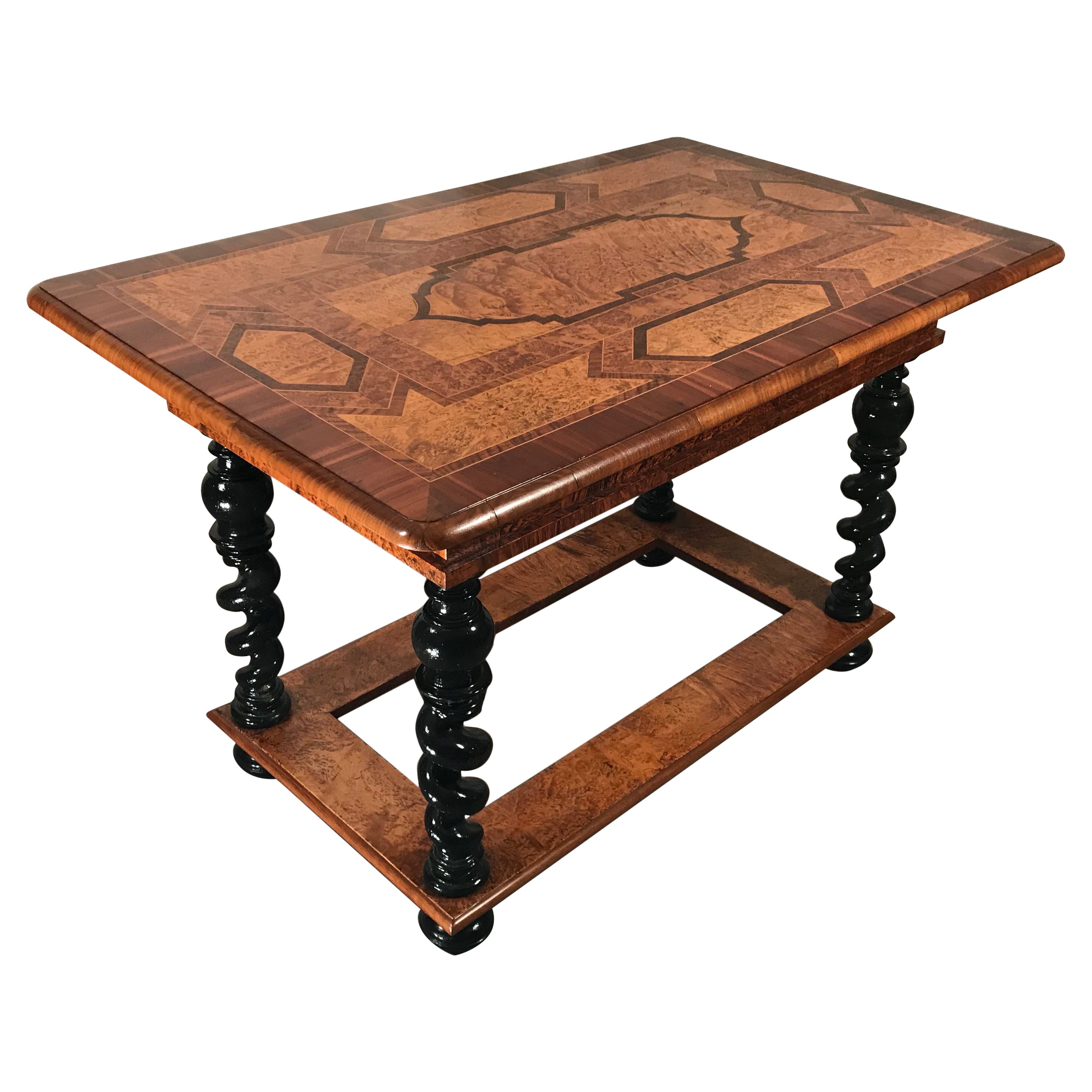 Mesa barroca alemana original del siglo XVIII, Franconia 1760