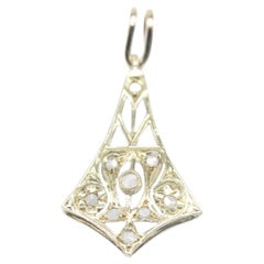 Original 1900 Anhänger aus Gelbgold und Diamanten