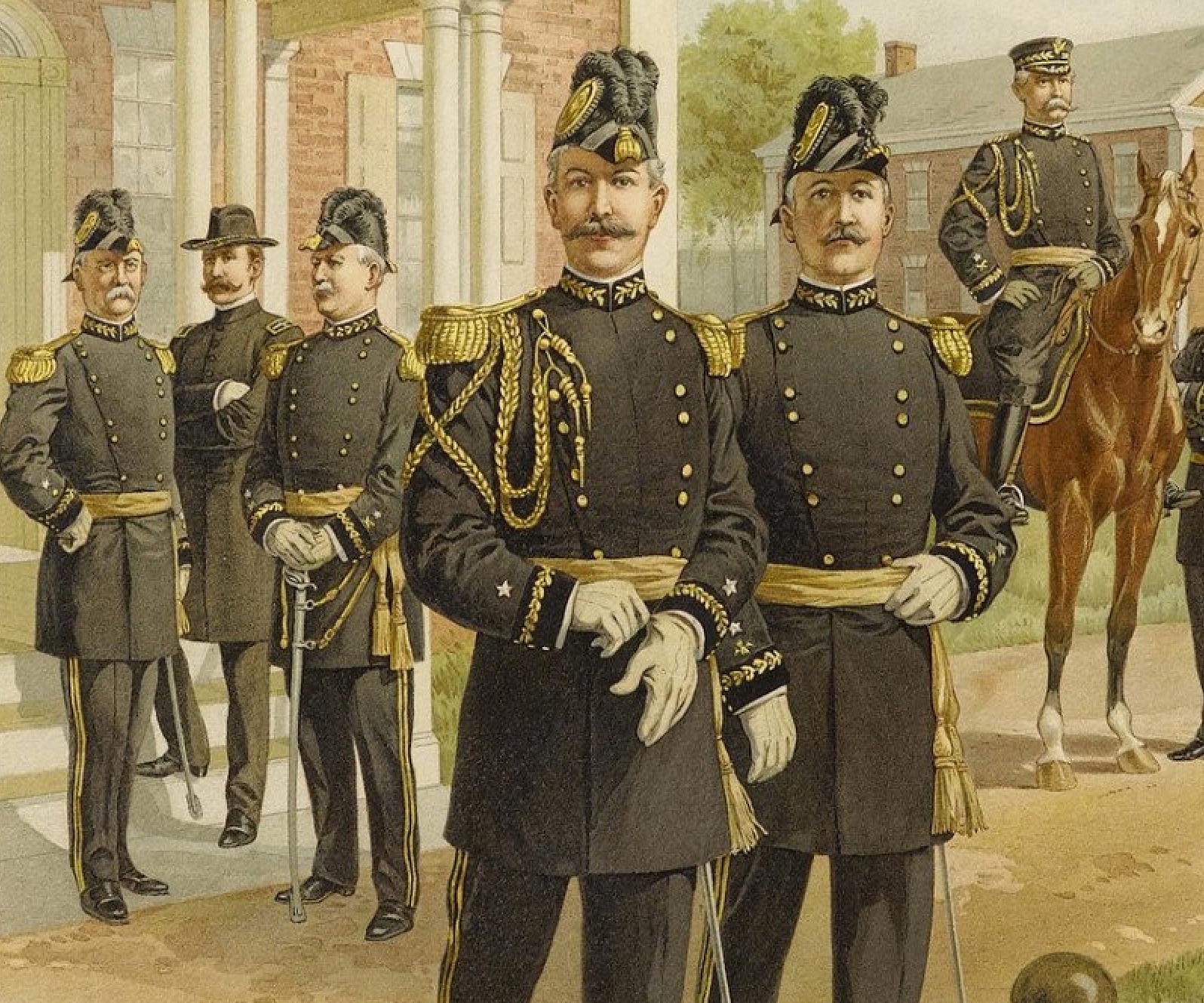 Original «1902-1907 Officers of the Staff Corps » par C. Ogden, 1908 Bon état - En vente à Colorado Springs, CO