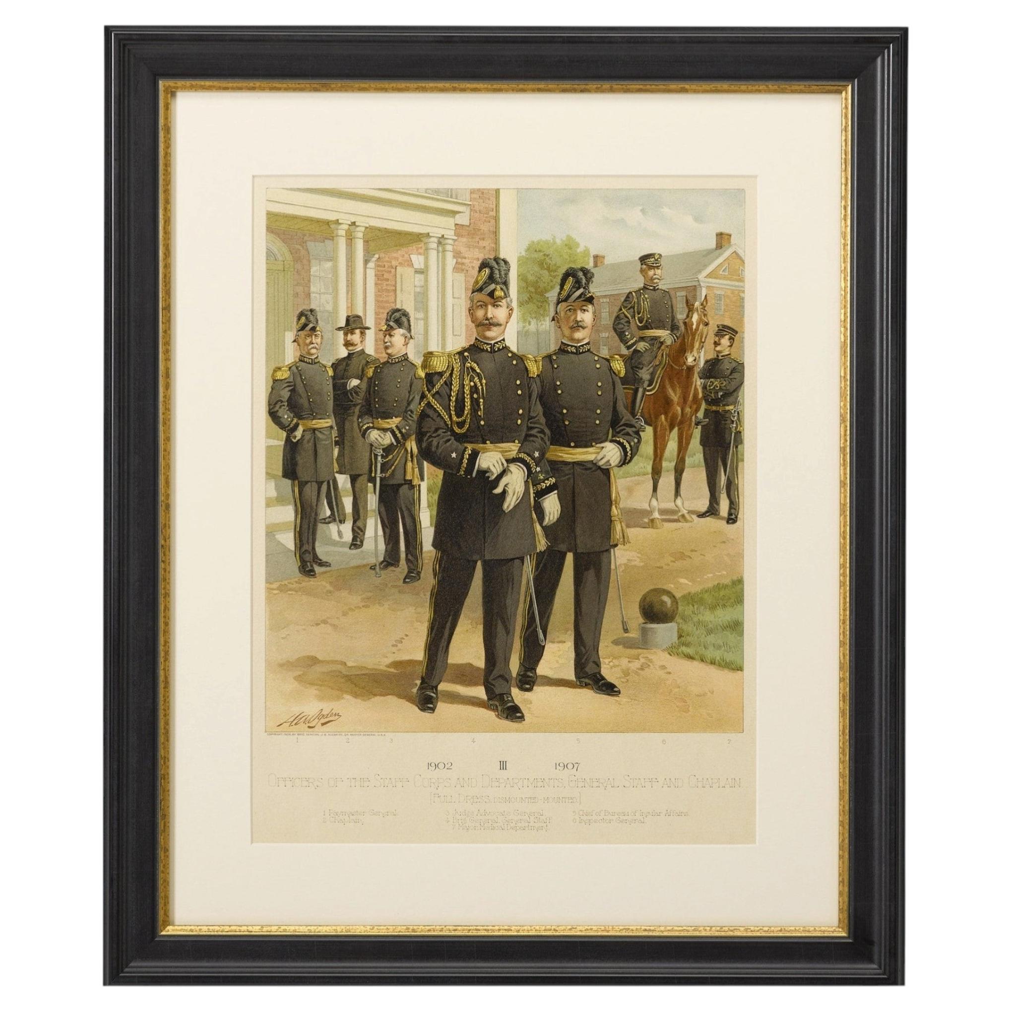 Original "1902-1907 Officers of the Staff Corps" by C. Ogden, 1908