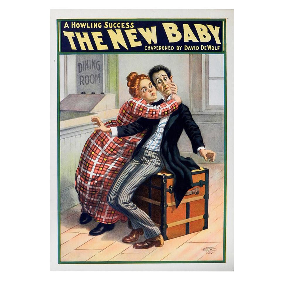Original 1902 Amerikanisches Schauspielhaus Poster im Angebot