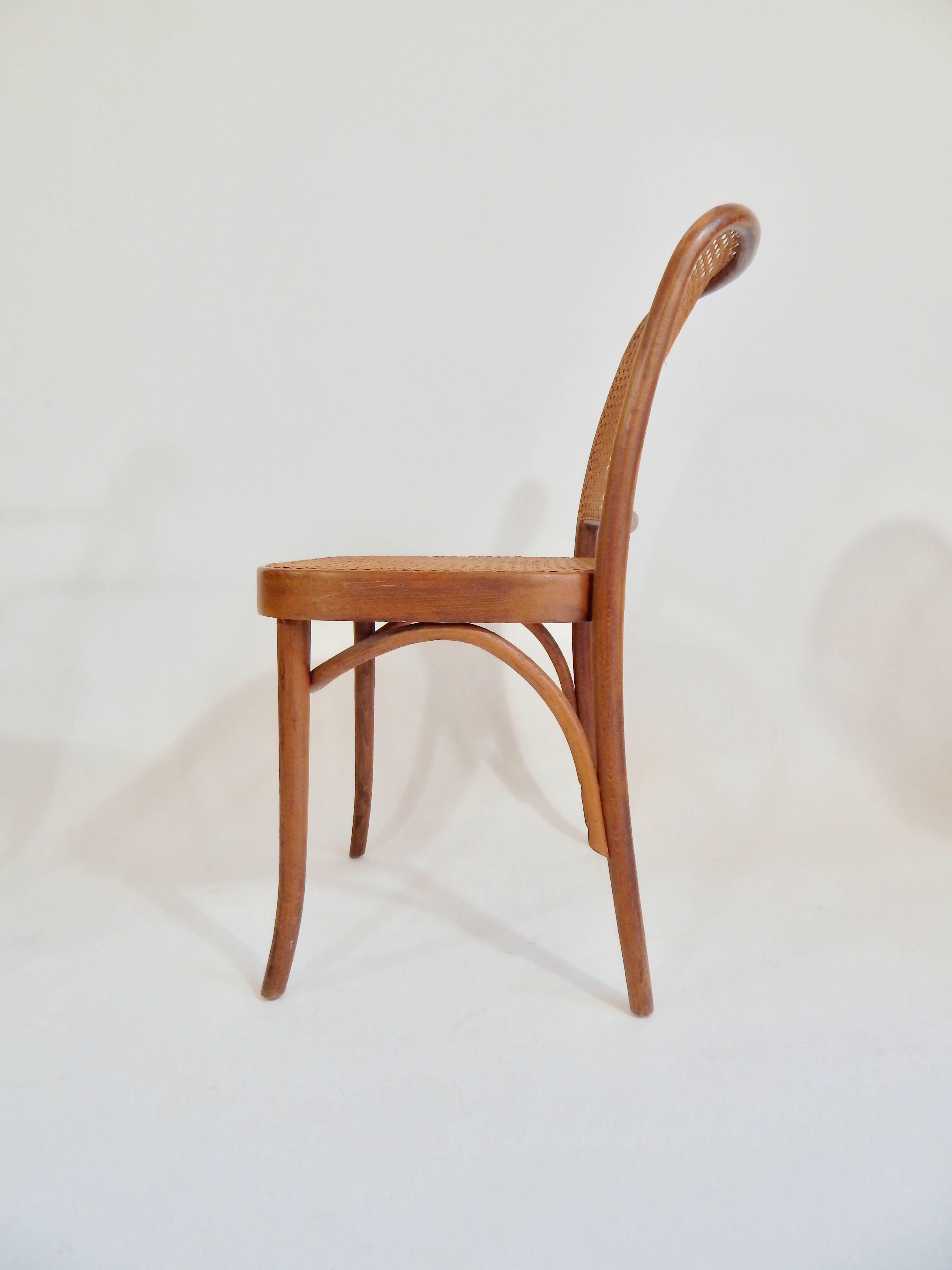 Original 1920er Josef Hoffmann Thonet Bugholzstühle:: Polen im Zustand „Hervorragend“ in New York, NY