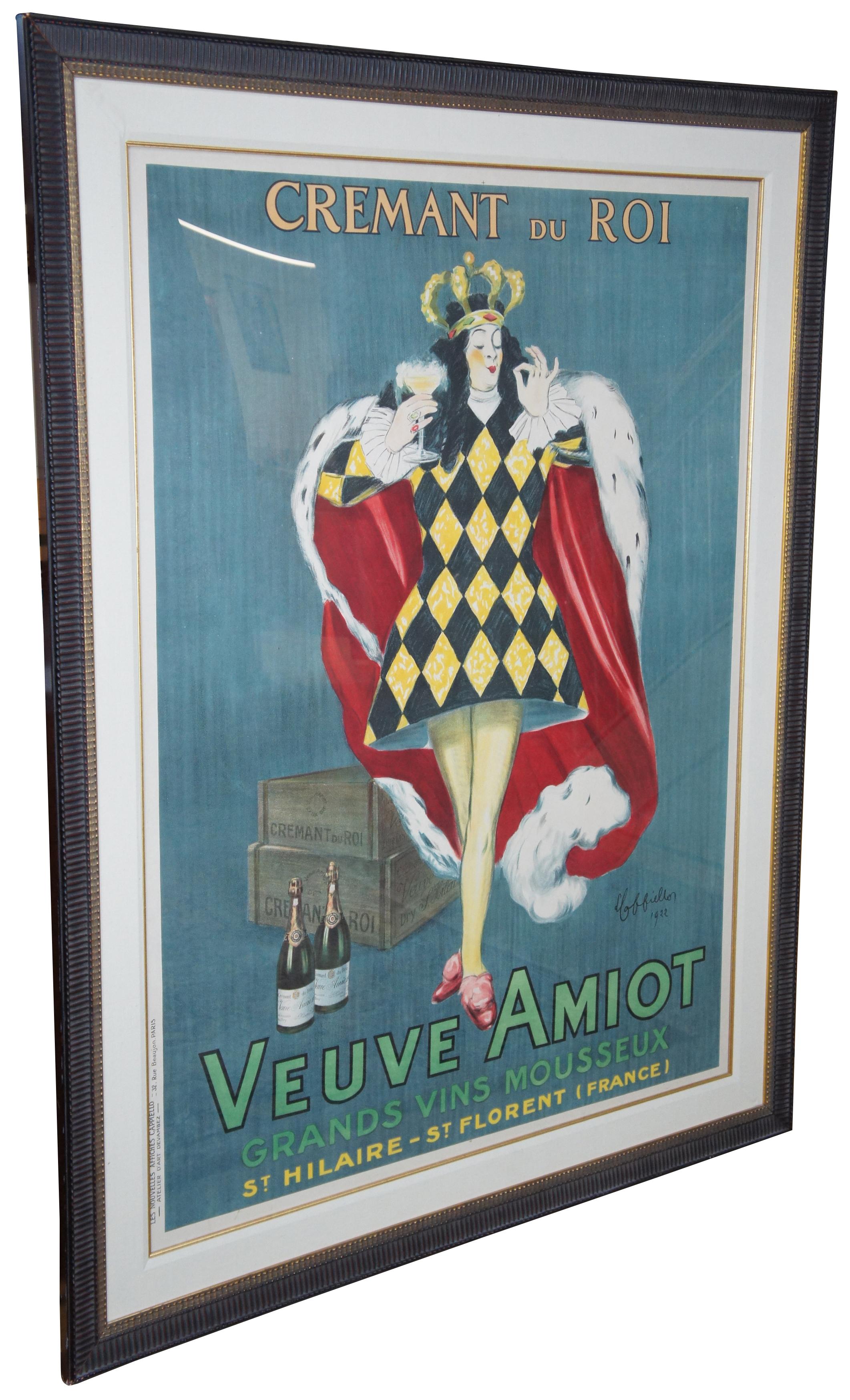 1922 French Cremant du Roi Veuve Amoit St Florent France Reproduction Poster