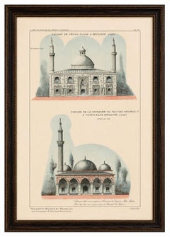 Original 1924 Ottoman Mosque Facades, Yeşil Djami & Sultan Murad Mosque, Bursa