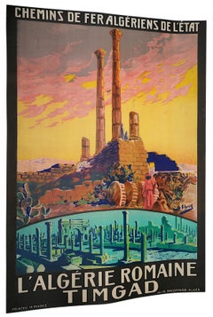 Original 1925 French Railway Poster by Edouard Herzig