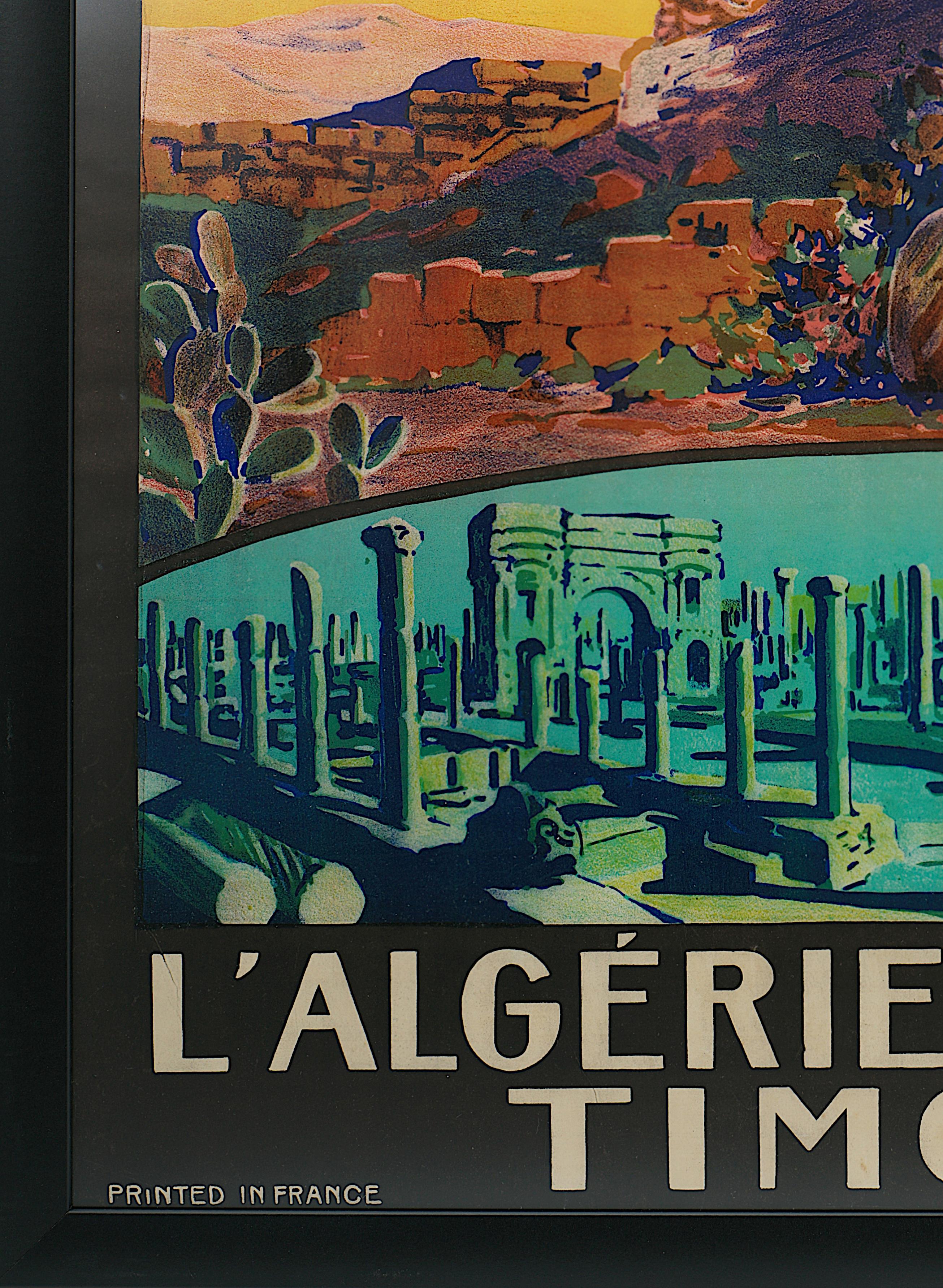 Papier Original 1925 French Railway Poster by Edouard Herzig en vente