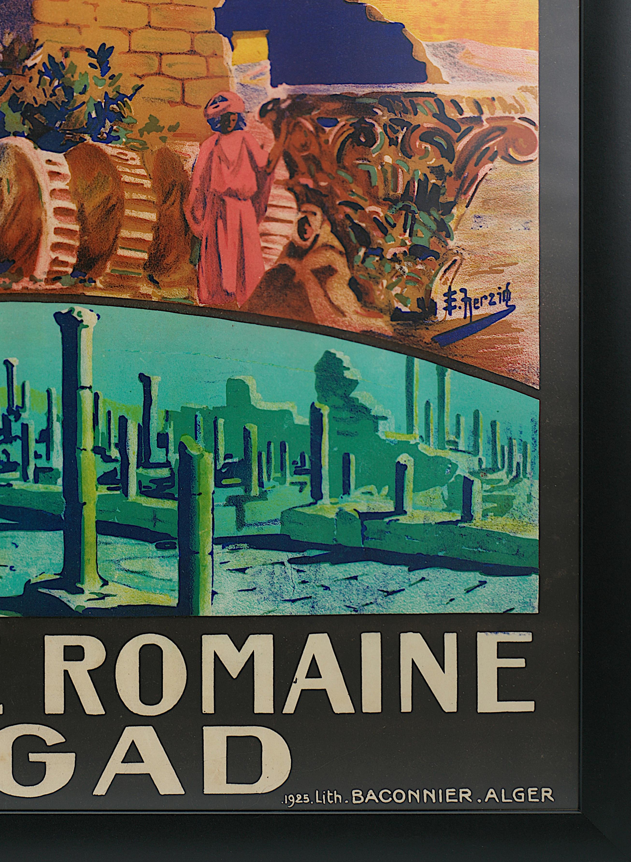 Original 1925 French Railway Poster by Edouard Herzig en vente 1