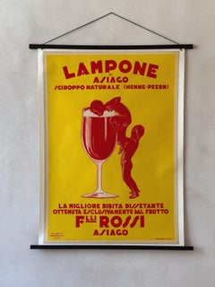 Original 1925 'Lampone di Asiago' Advertising Poster
