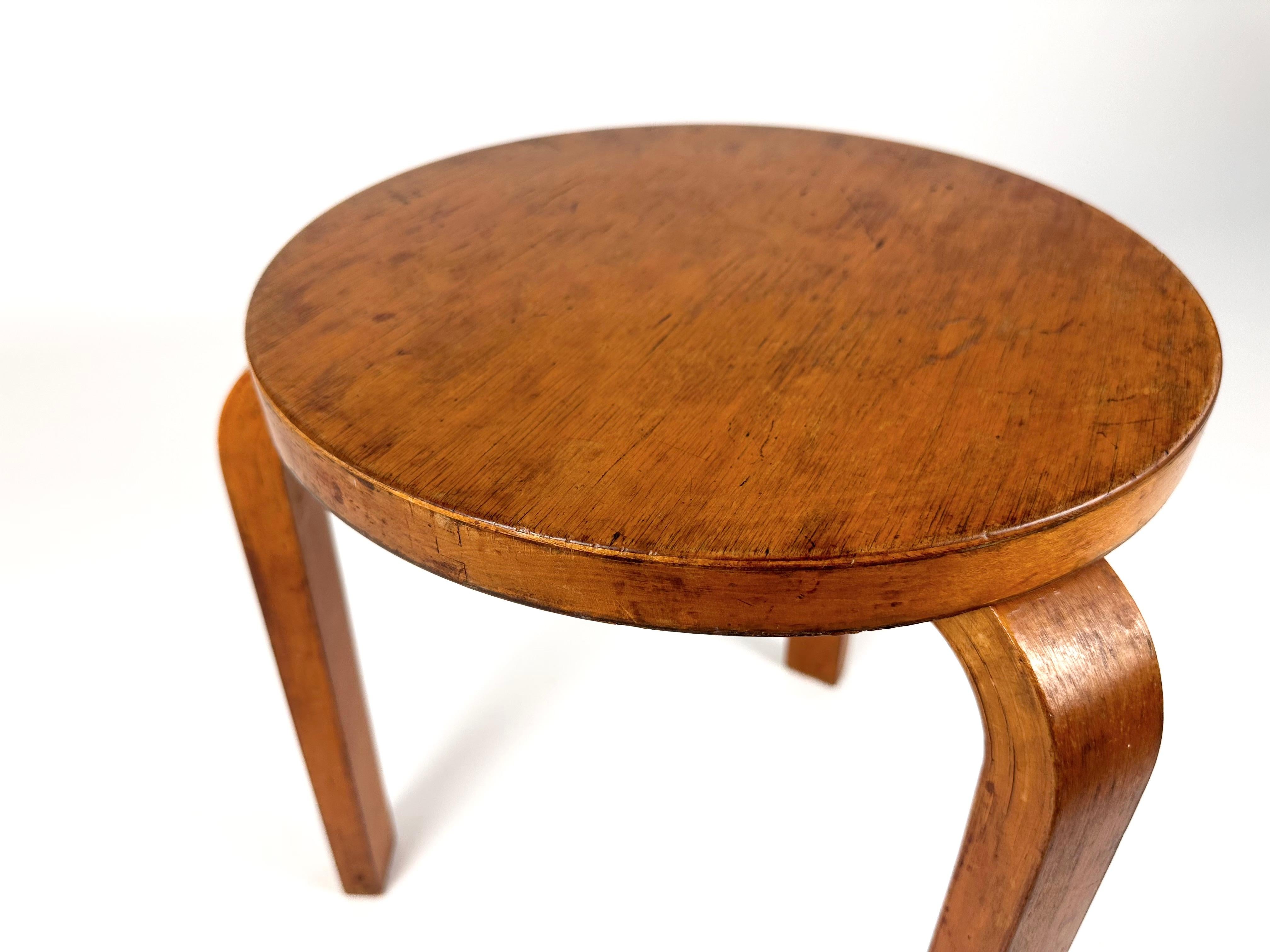 Original 1930s Alvar Aalto stool for Finmar Ltd 4