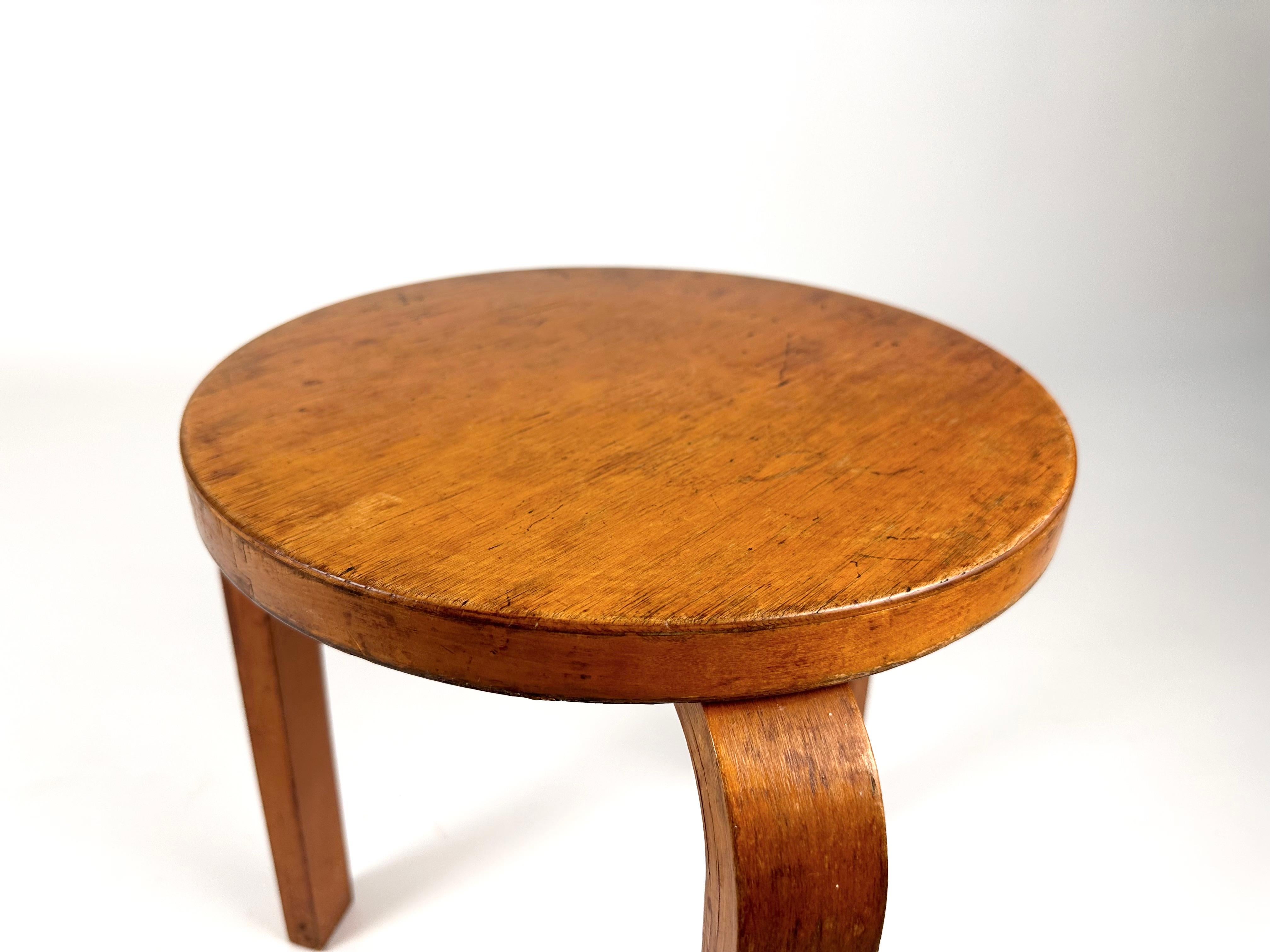 Original 1930s Alvar Aalto stool for Finmar Ltd 8