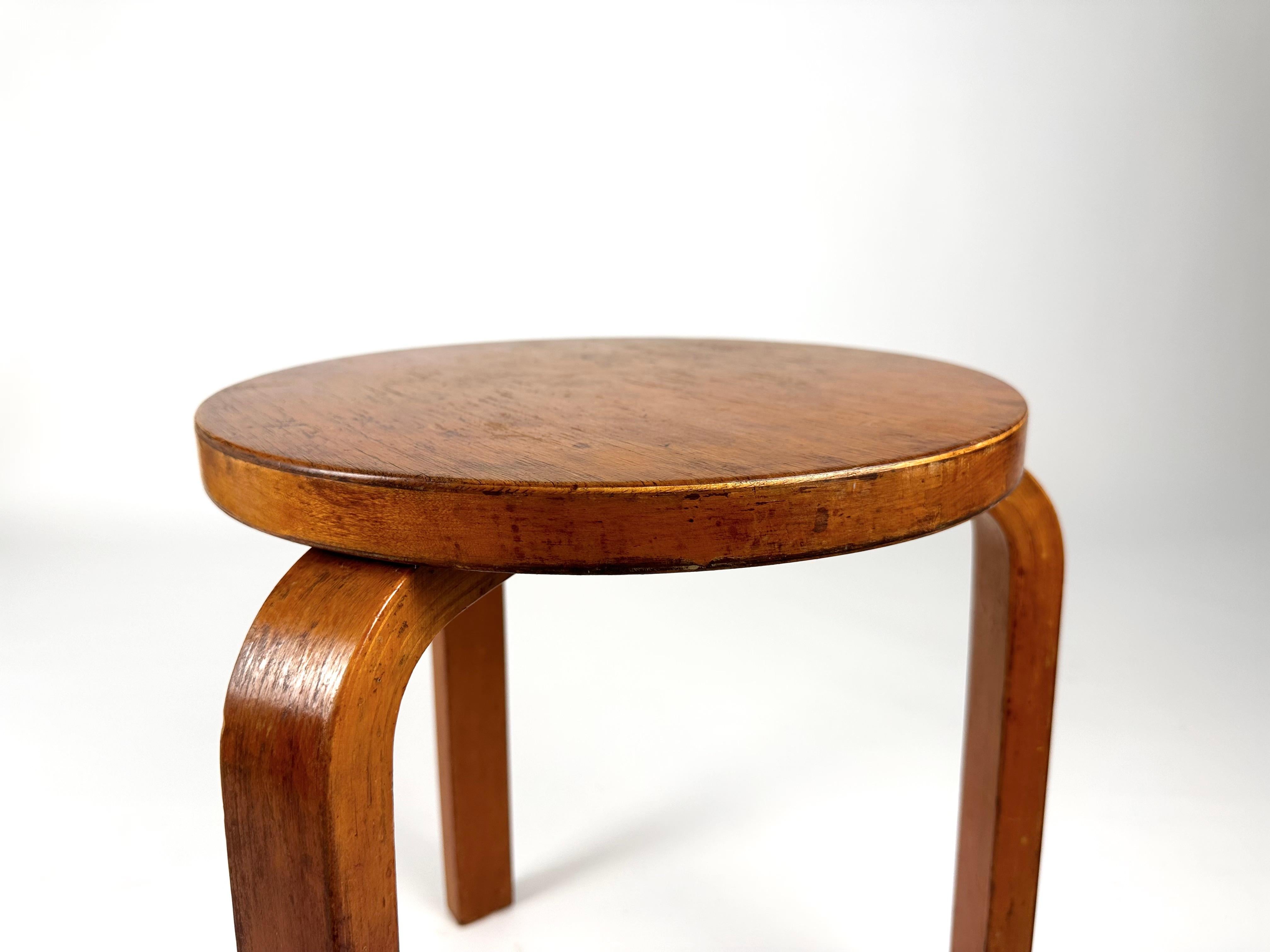 Original 1930s Alvar Aalto stool for Finmar Ltd 9