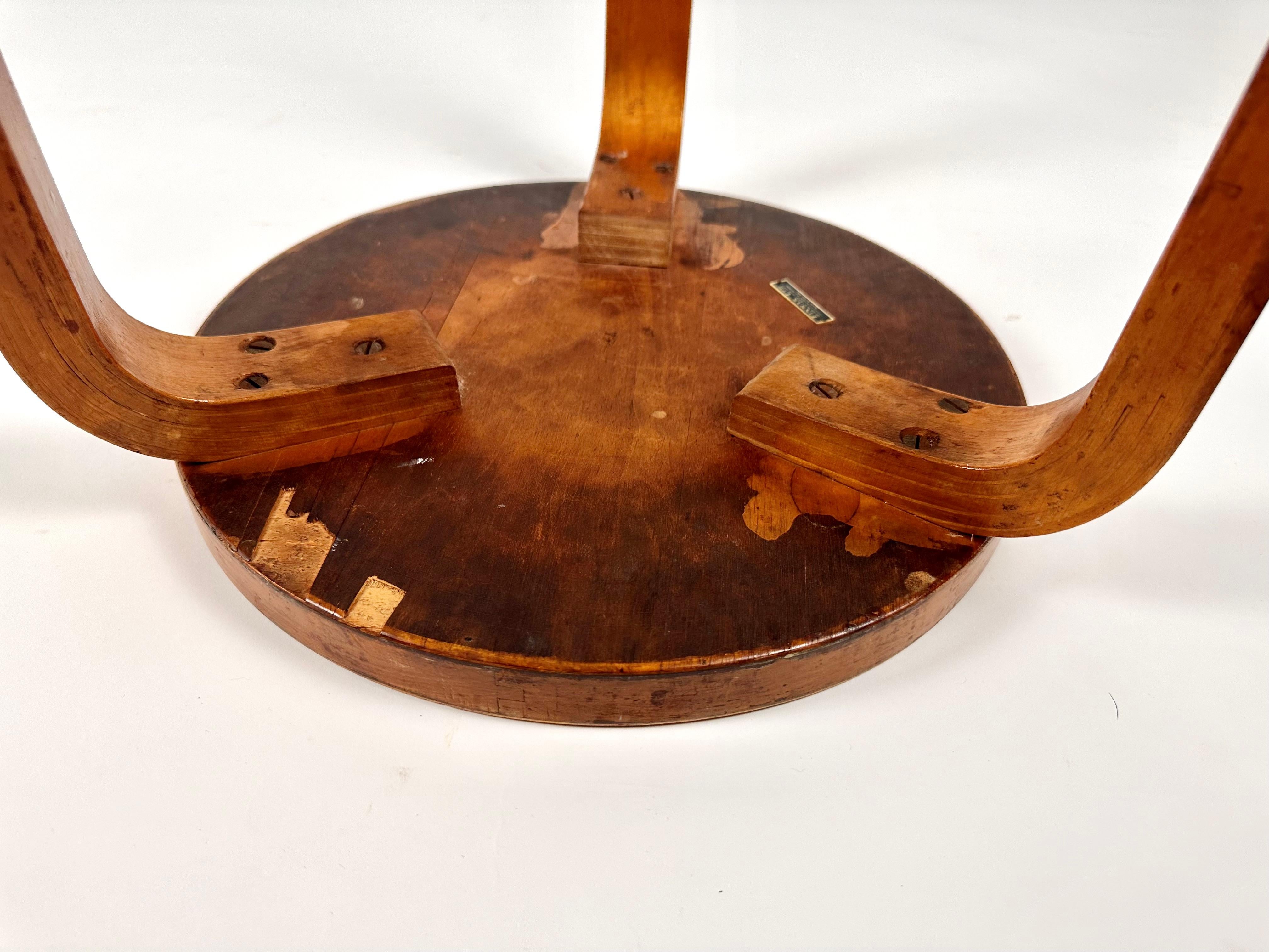 Original 1930s Alvar Aalto stool for Finmar Ltd 10