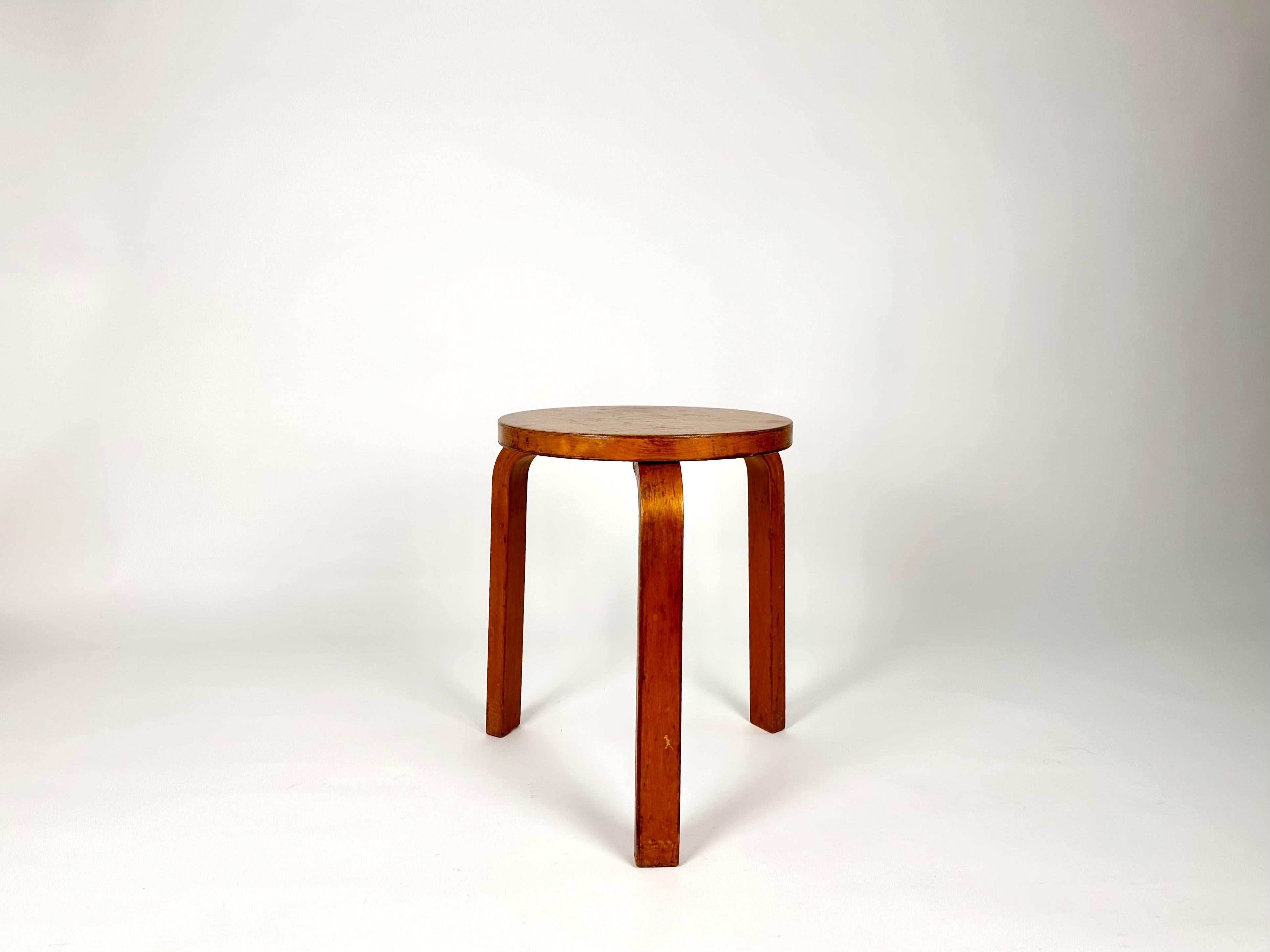 Original 1930s Alvar Aalto stool for Finmar Ltd In Good Condition In Bristol, GB