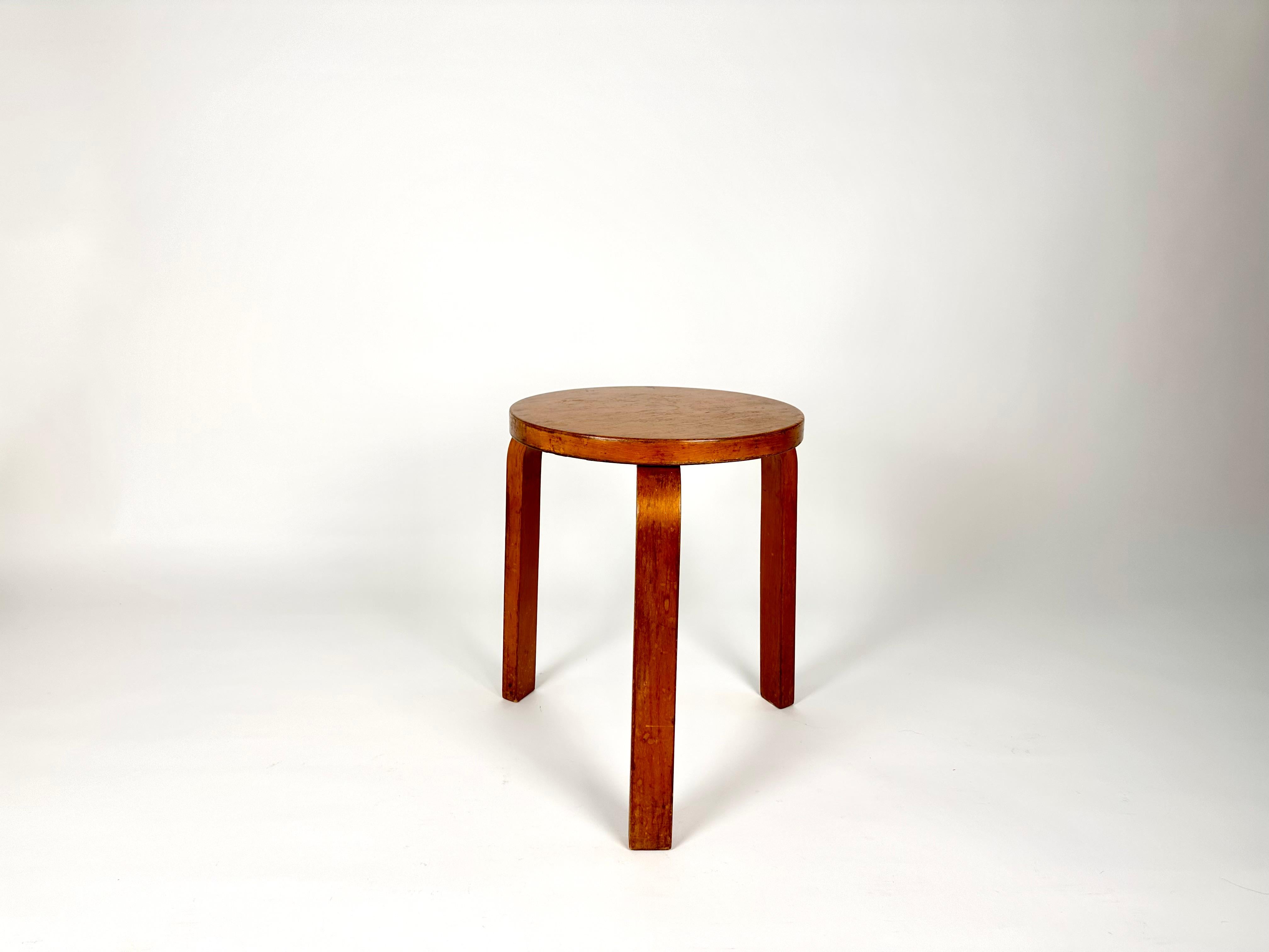 Mid-20th Century Original 1930s Alvar Aalto stool for Finmar Ltd