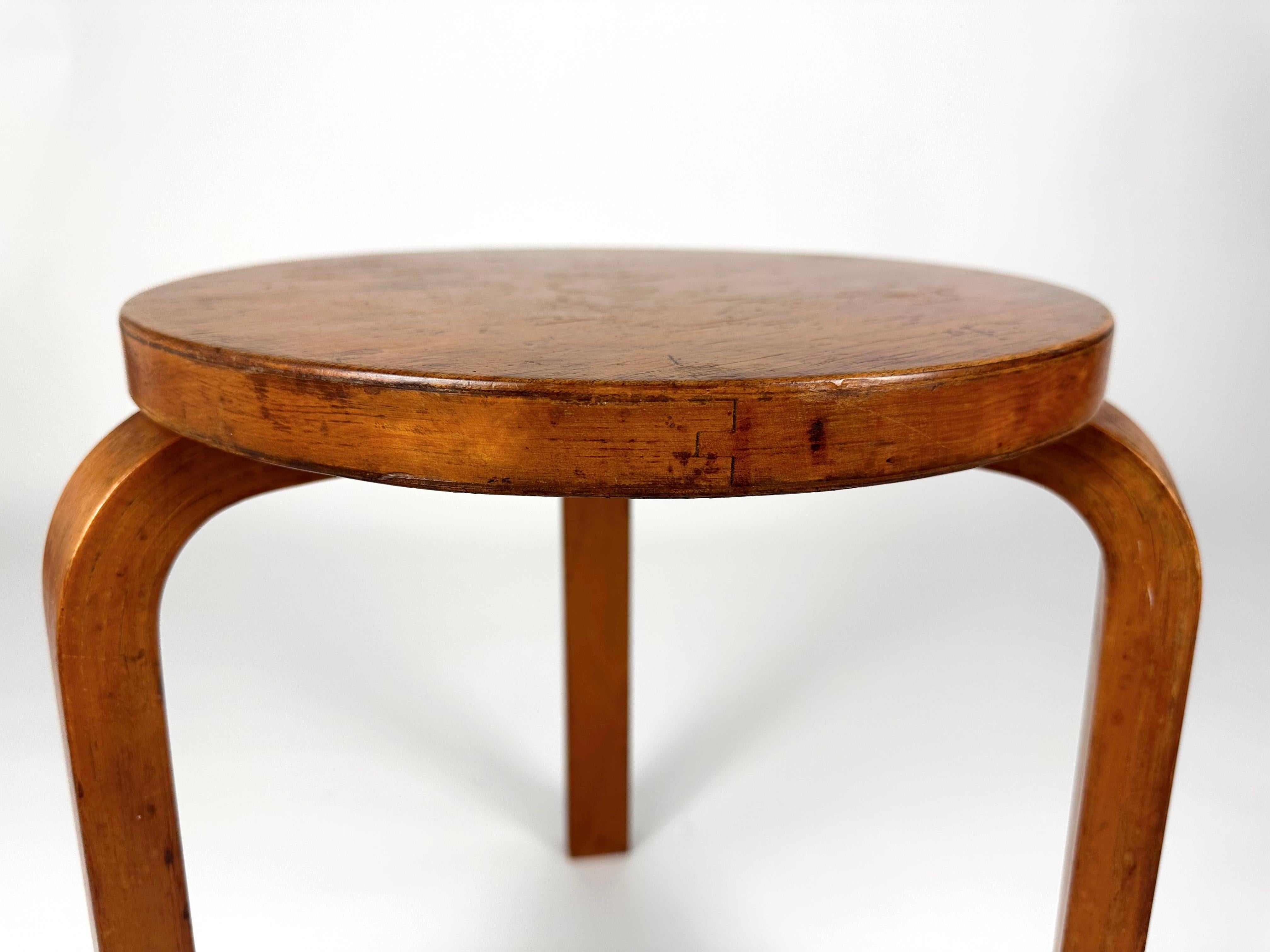 Original 1930s Alvar Aalto stool for Finmar Ltd 1